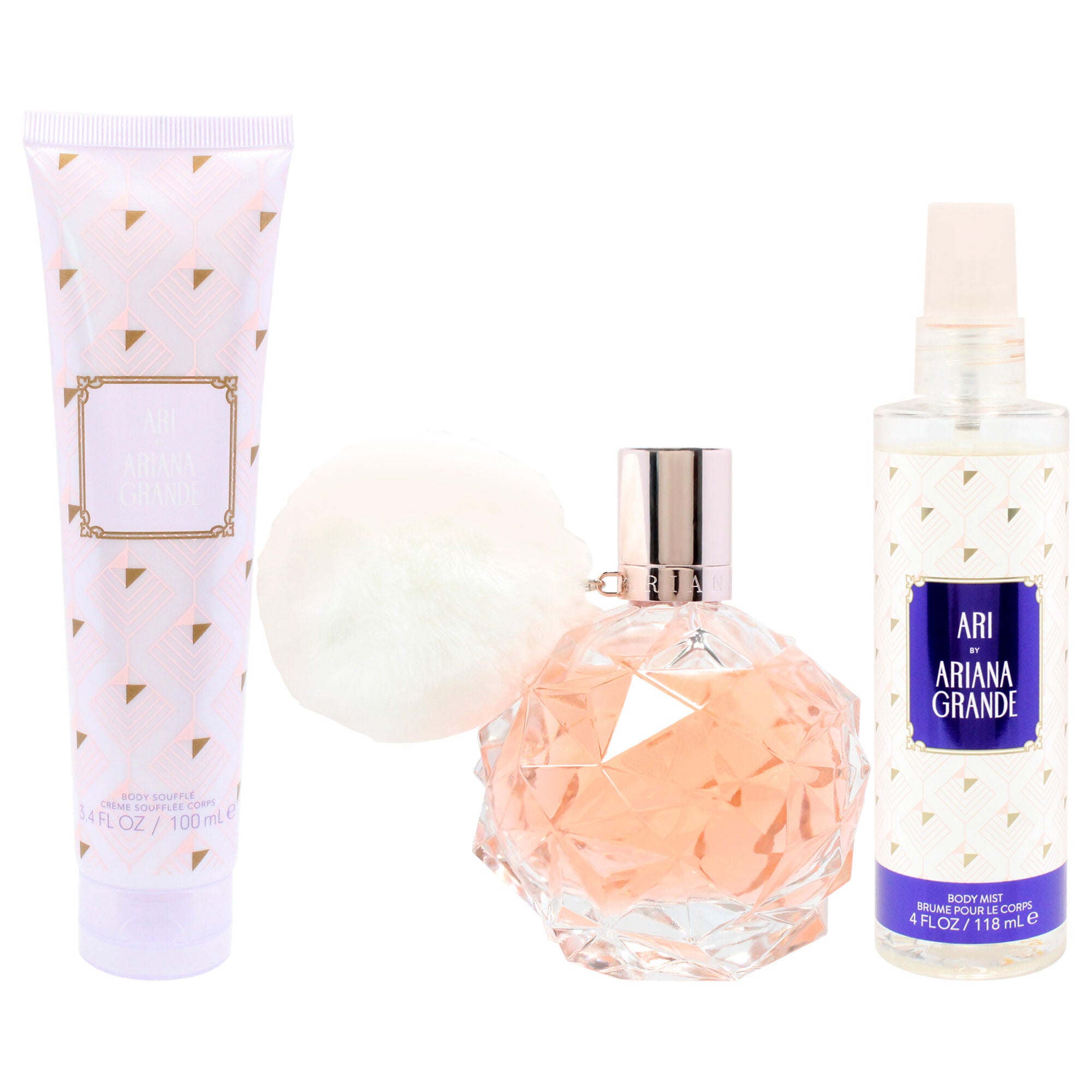 Ari by Ariana Grande for Women - 3 Pc Gift Set 3.4oz EDP Spray, 3.4oz Body Souffle, 4oz Body Mist, See Description, alternate image number 4