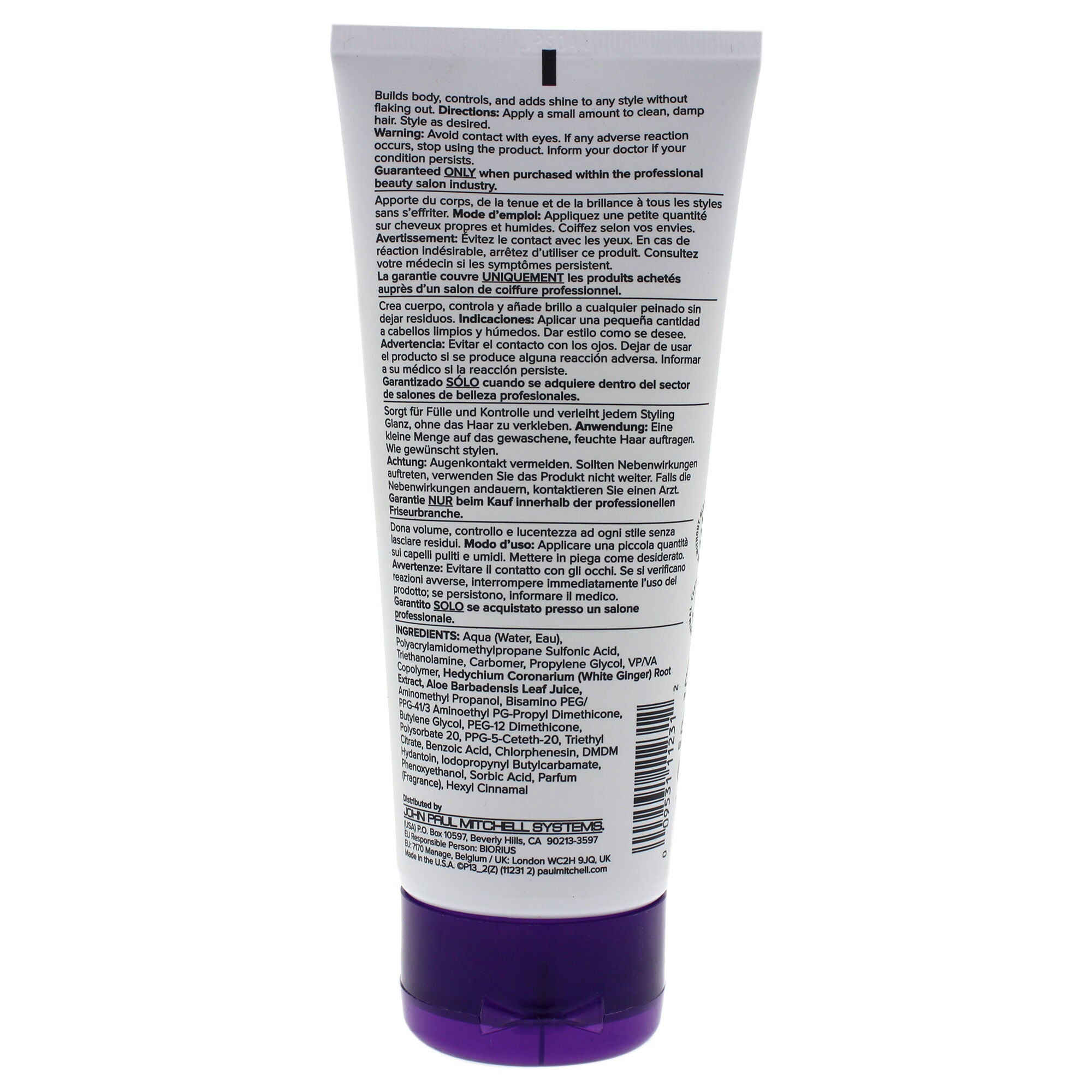 Extra Body Sculpting Gel by Paul Mitchell for Unisex - 6.8 oz Gel, , alternate image number 4