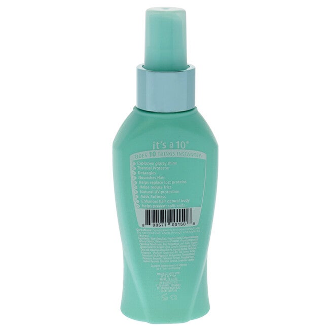 Miracle Blow Dry Glossing Leave-In by Its A 10 for Unisex - 4 oz Treatment, NA, alternate image number null