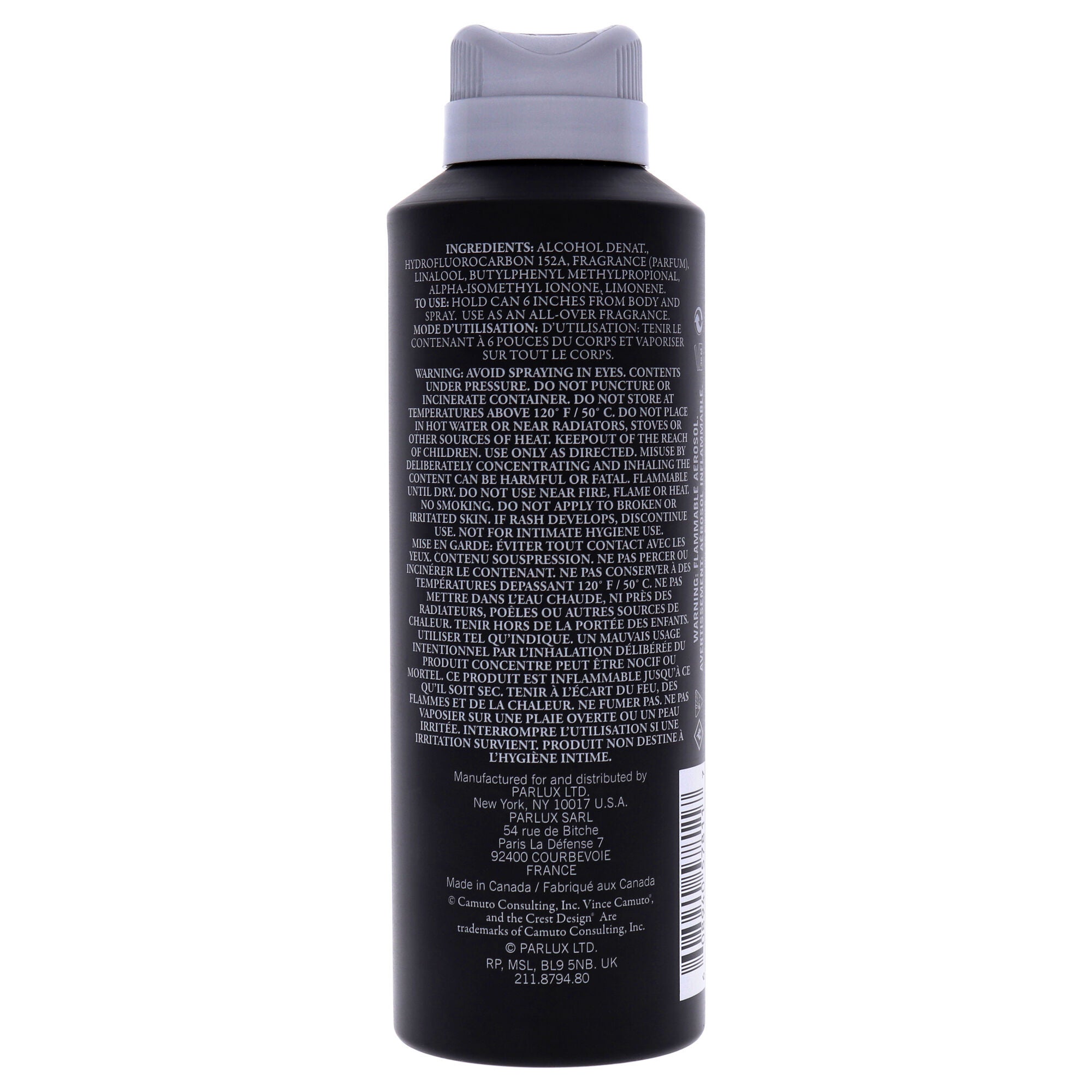 Vince Camuto Homme by Vince Camuto for Men - 6 oz Body Spray, See Description, alternate image number 1