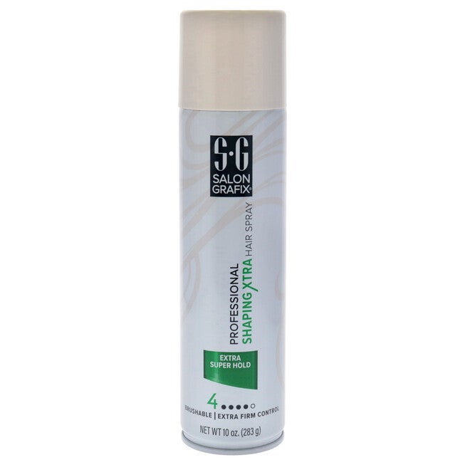 Shaping Hair Spray - Extra Super Hold by Salon Grafix for Unisex - 10 oz Hair Spray, See Description, hi-res image number 0