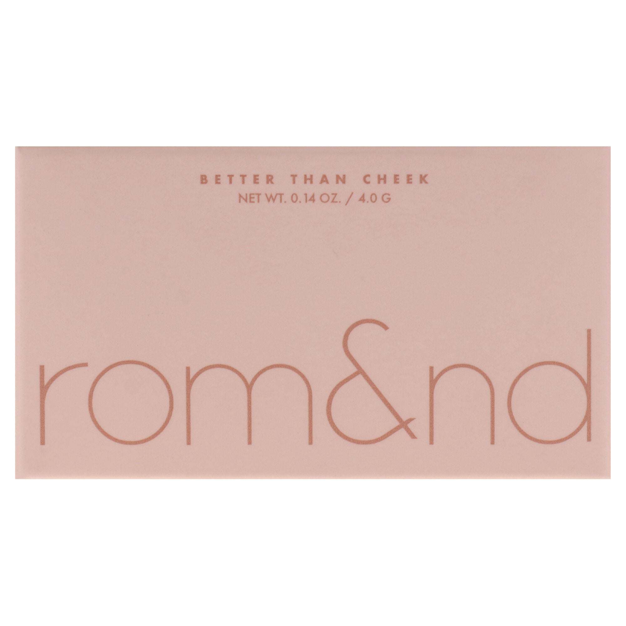 Better Than Cheek - N01 Nutty Nude by Rom&nd for Women - 0.2 oz Blush, Brown, alternate image number 4