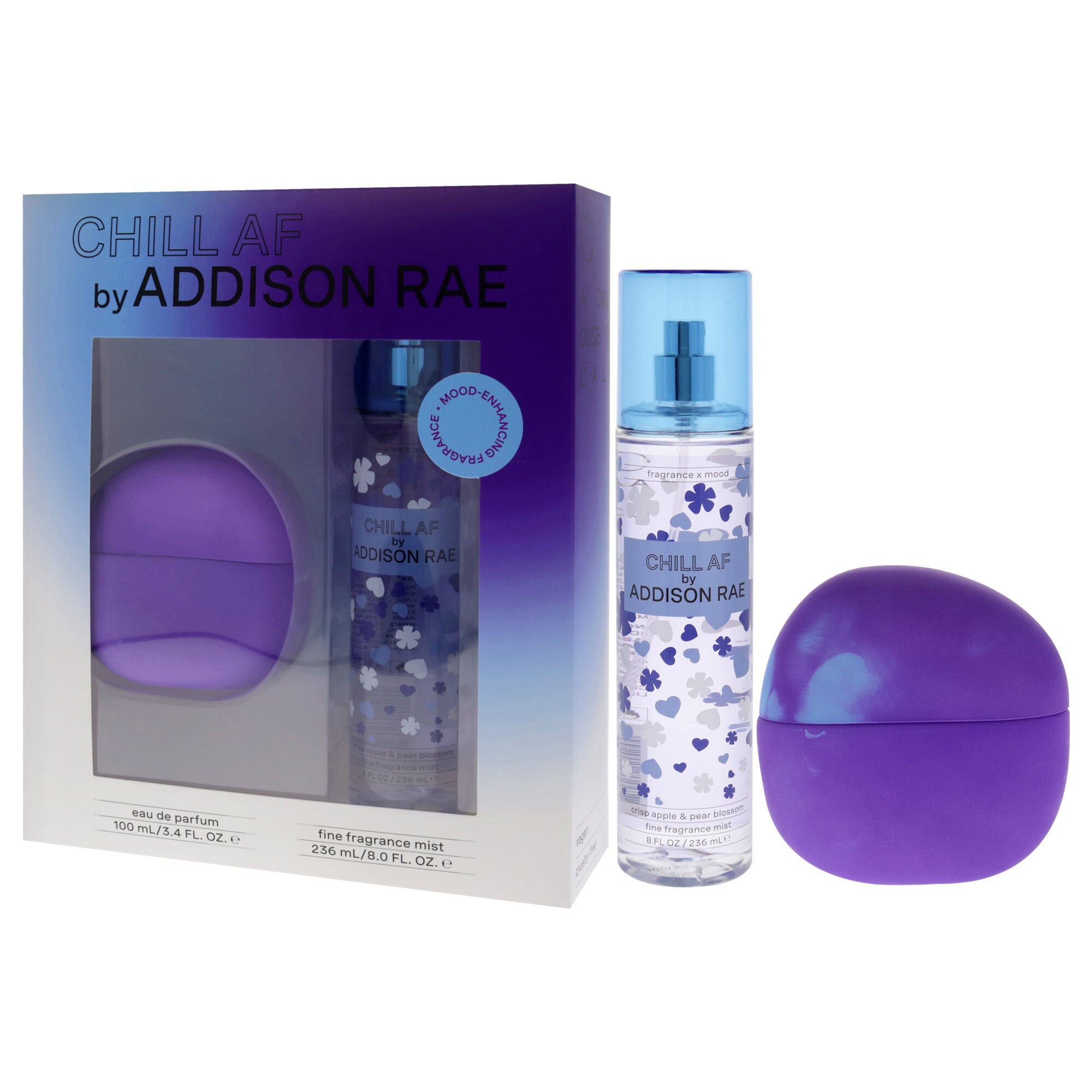 Chill AF by Addison Rae for Women - 2 Pc Gift Set 3.4oz EDP Spray, 8oz Fragrance Mist, , alternate image number 7