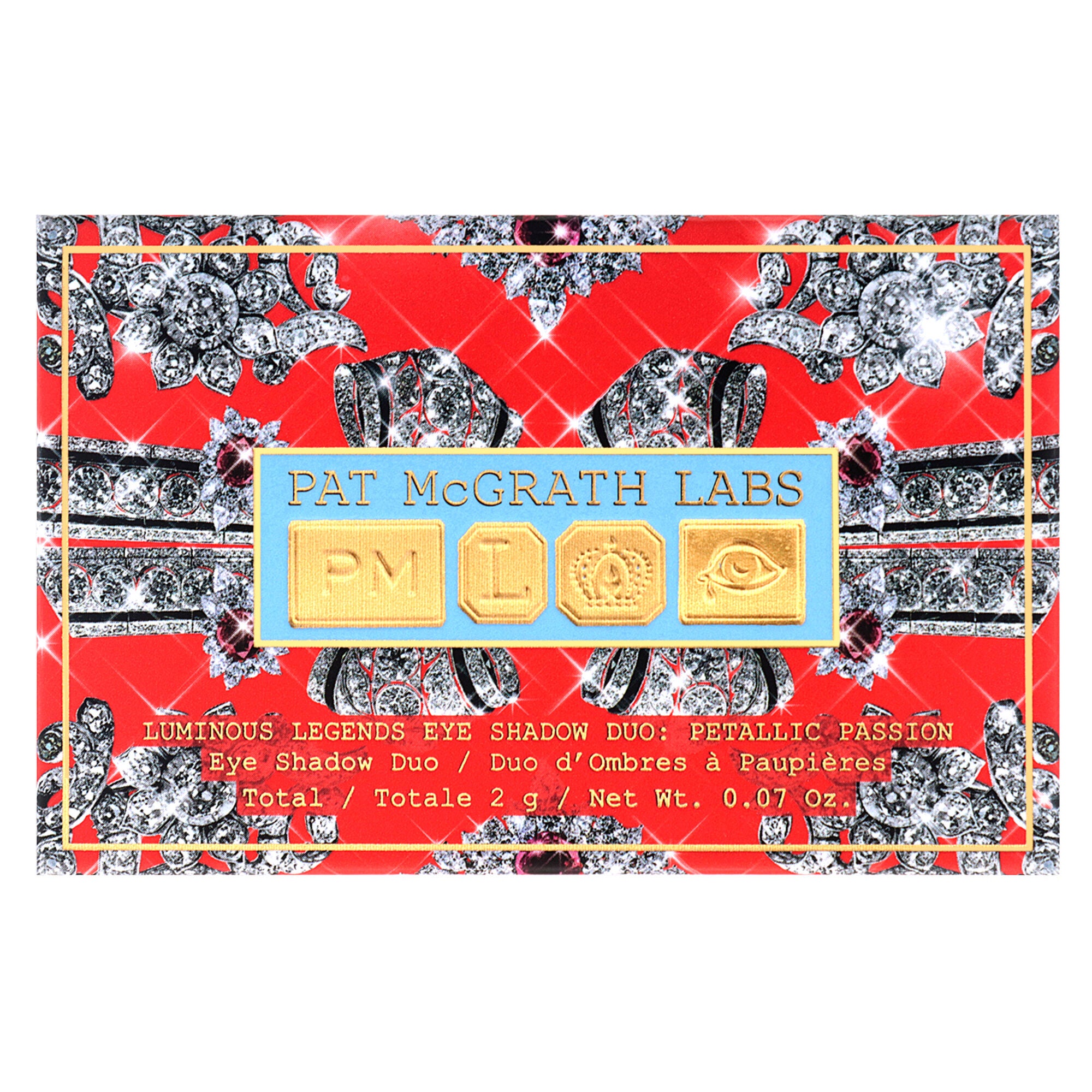 Luminous Legends Eye Shadow Duo - Petallic Passion by Pat Mcgrath Labs for Women - 0.07 oz Eye Shadow, Multi, alternate image number 4