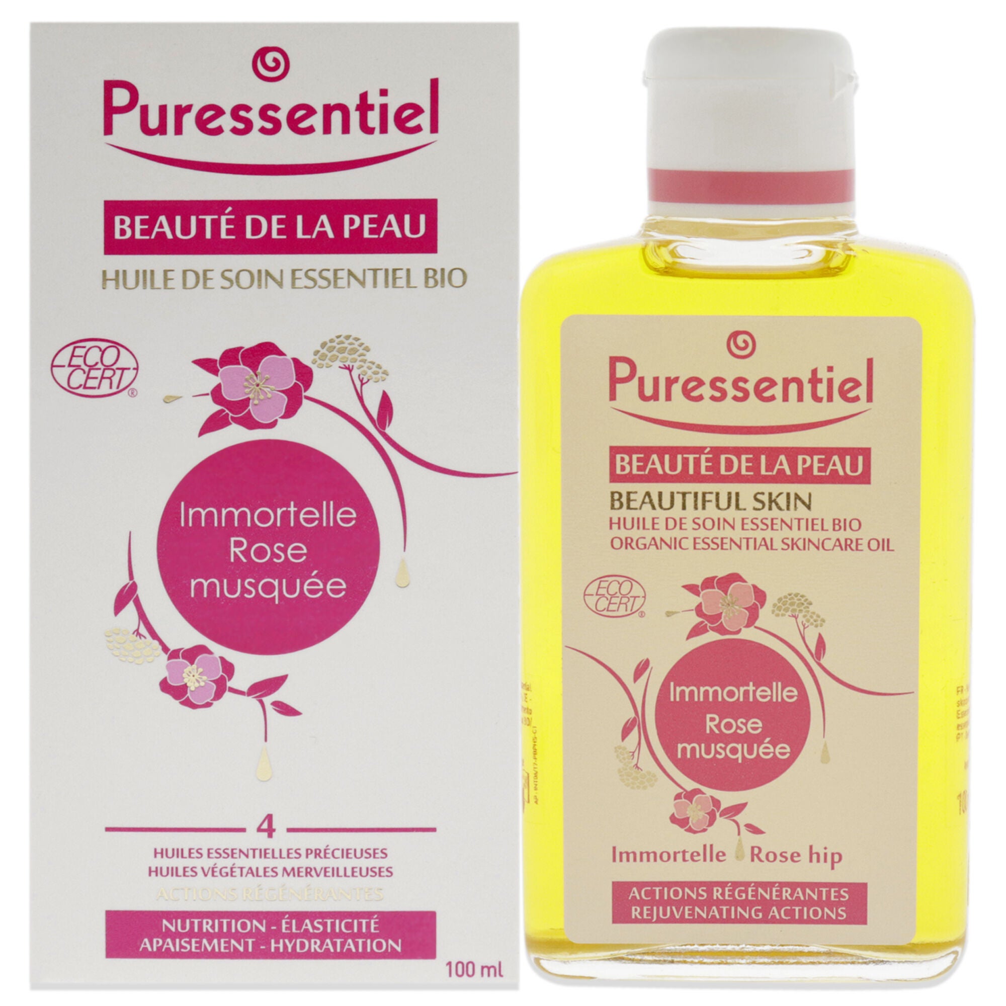 Organic Essential Skincare Oil by Puressentiel for Unisex - 3.4 oz Oil, See Description, hi-res image number 0