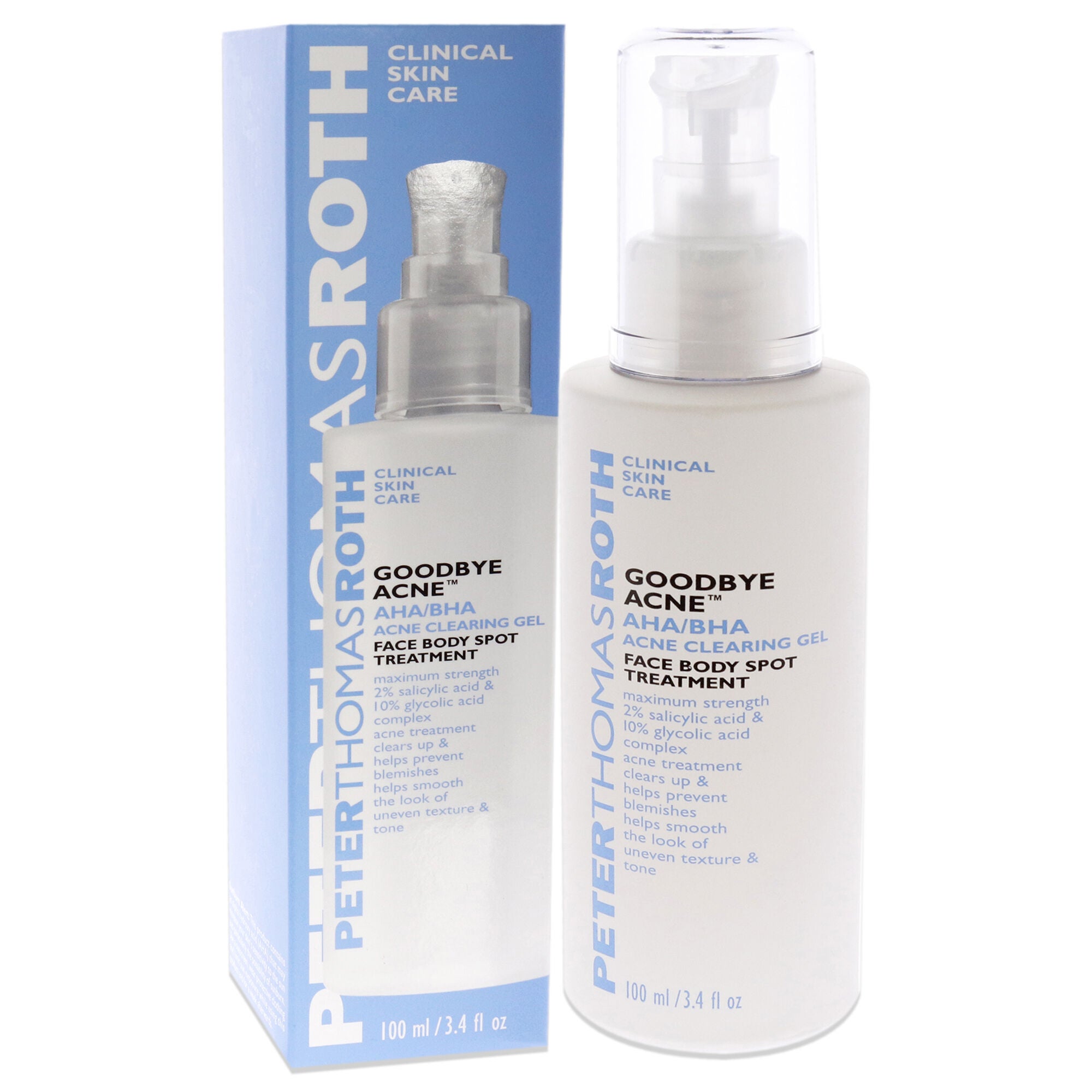 AHA-BHA Acne Clearing Gel by Peter Thomas Roth for Unisex - 3.4 oz Treatment, See Description, alternate image number 2