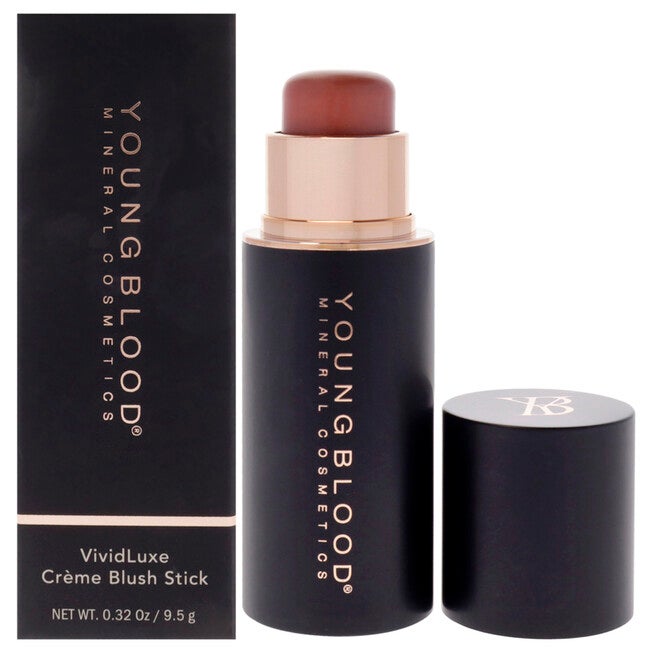 VividLuxe Creme Blush Stick - Tiramisu by Youngblood for Women - 0.32 oz Blush, NA, hi-res image number null
