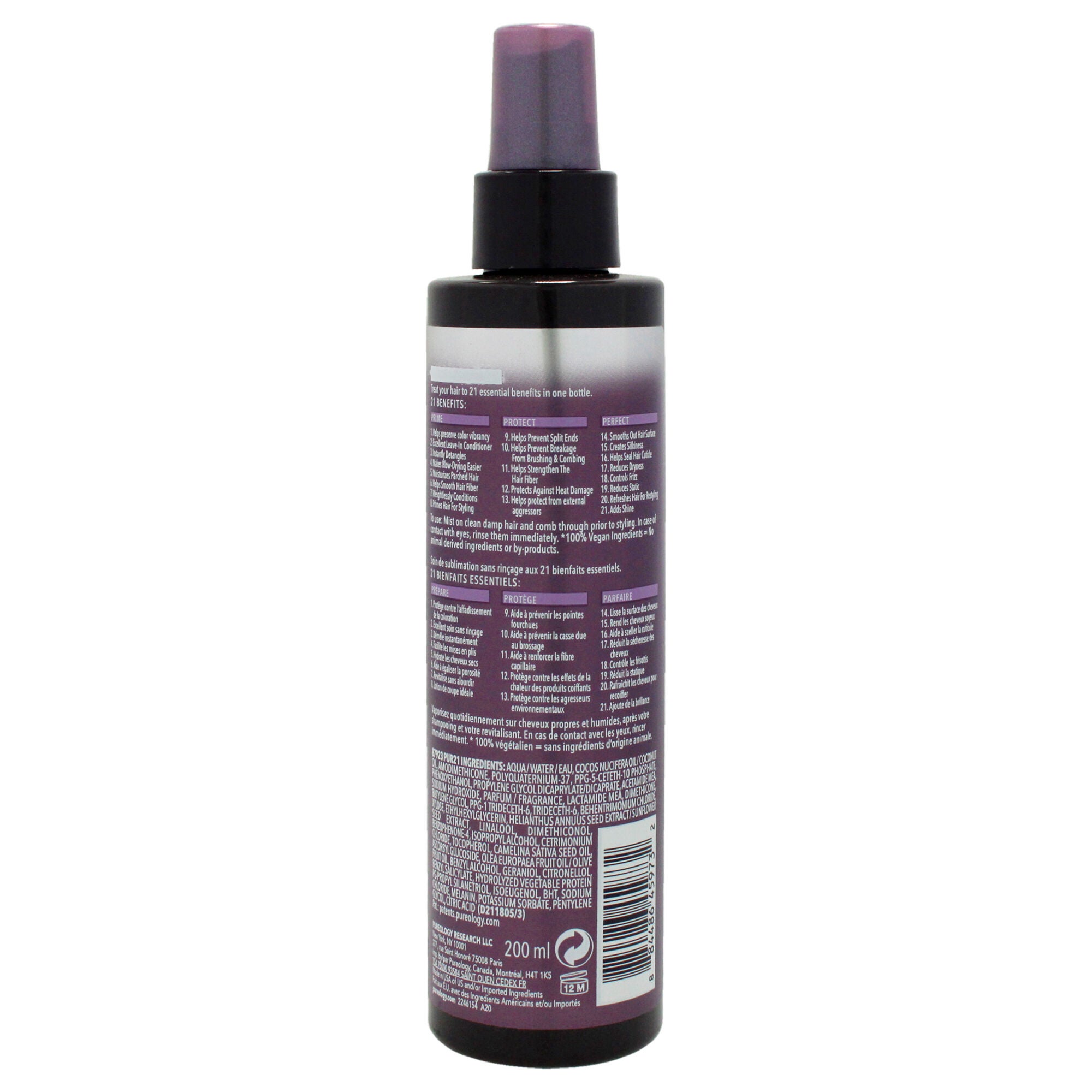 Color Fanatic Multi-Tasking Leave In Spray by Pureology for Unisex - 6.7 oz Hair Spray, See Description, alternate image number 1