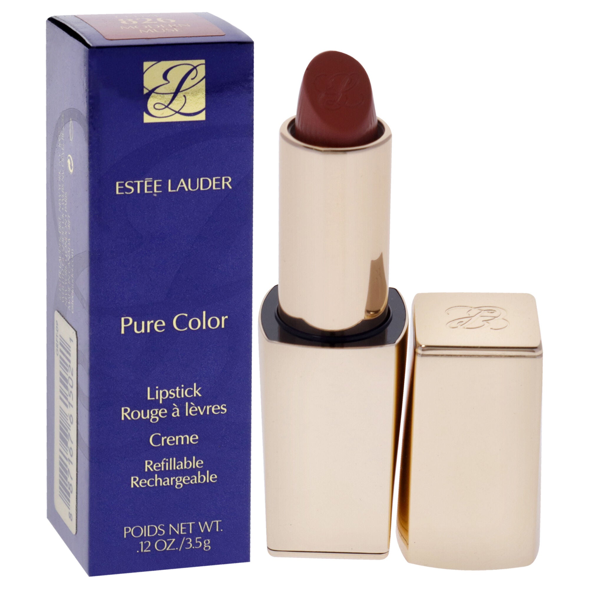 Pure Color Creme Lipstick - 826 Modern Muse by Estee Lauder for Women - 0.12 oz Lipstick (Refillable), See Description, alternate image number 1