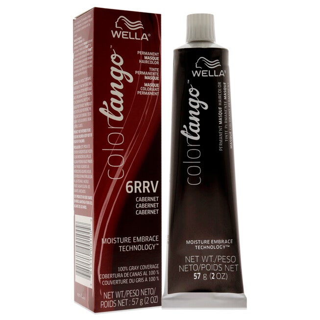 Color Tango Permanent Hair Color - 6RRV Cabernet by Wella for Unisex - 2 oz Hair Color, NA, alternate image number null
