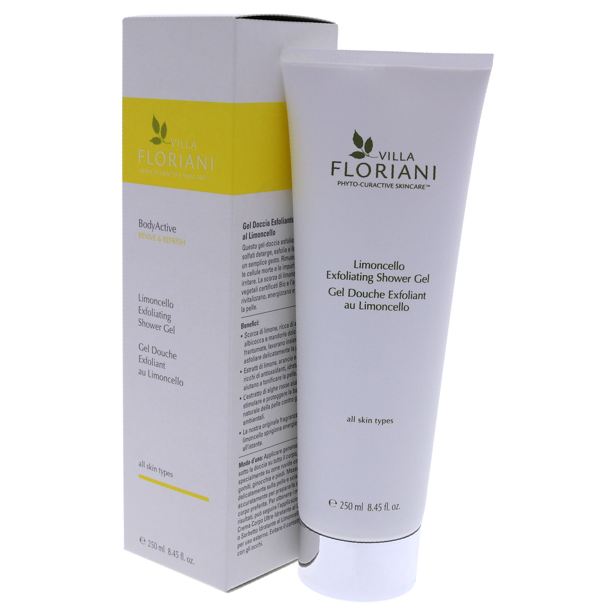 BodyActive Exfoliating Shower Gel - Limoncello by Villa Floriani for Women - 8.45 oz Shower Gel, See Description, alternate image number 2