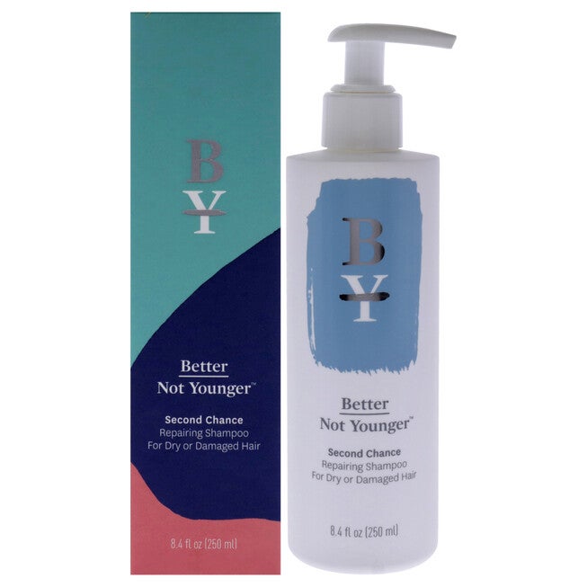 Second Chance Repairing Shampoo for Dry-Damaged Hair by Better Not Younger for Unisex - 8.4 oz Shampoo, NA, hi-res image number null