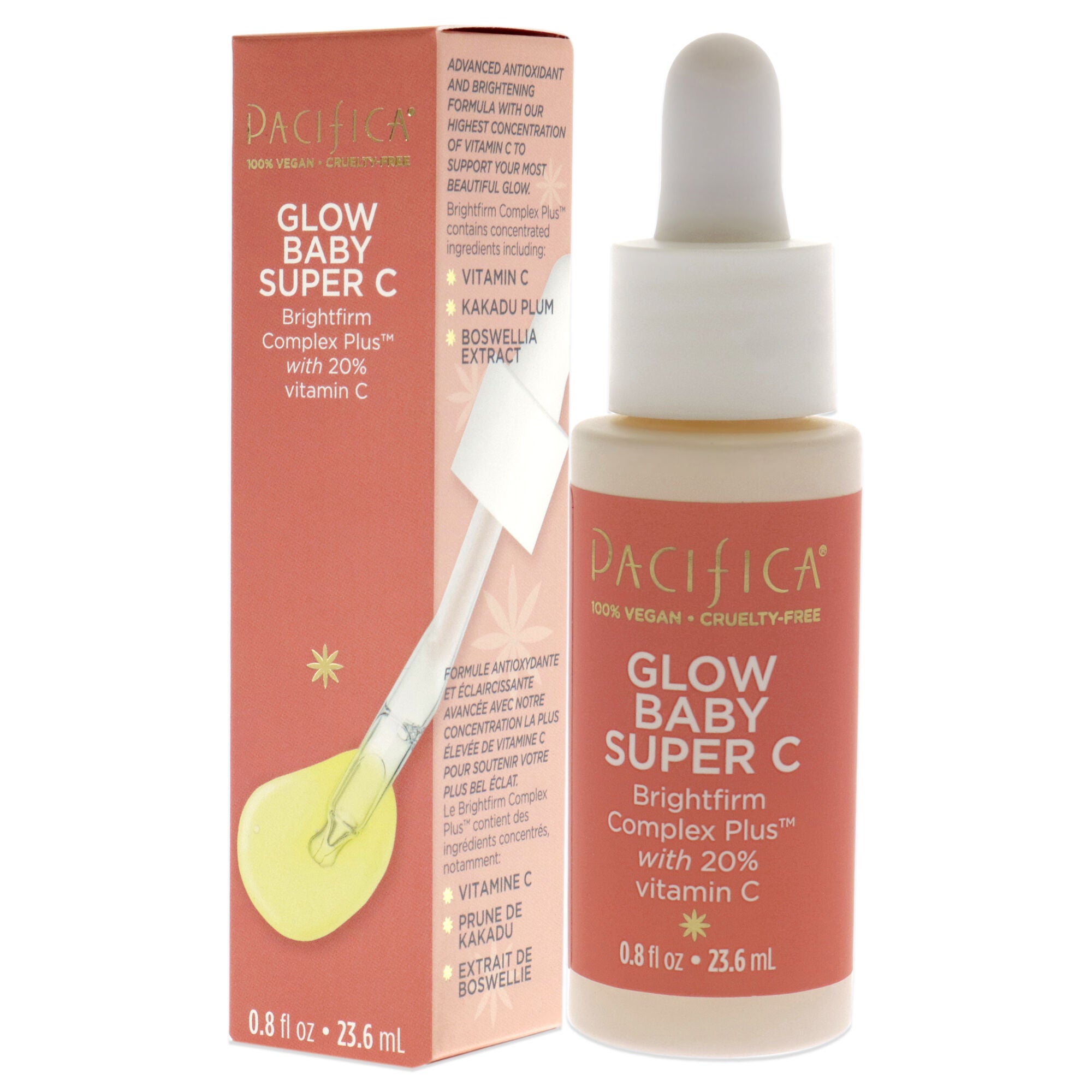 Glow Baby Super C Serum by Pacifica for Unisex - 0.8 oz Serum, , alternate image number 8