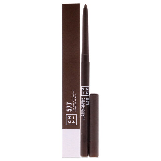 The 24H Automatic Eyebrow Pencil - 577 Gray Brown by 3INA for Women - 0.011 oz Eyebrow Pencil, NA, hi-res image number null