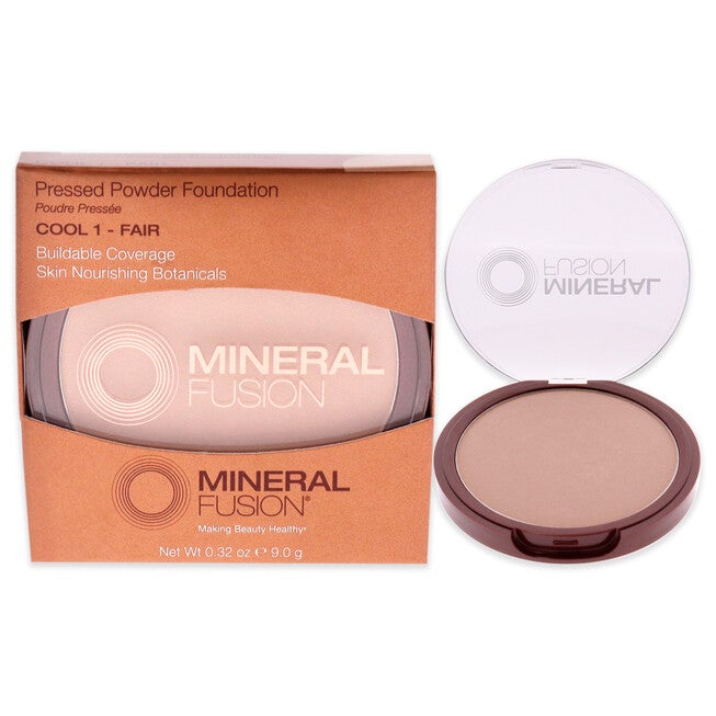 Pressed Powder Foundation - 01 Cool by Mineral Fusion for Women - 0.32 oz Foundation, , alternate image number null