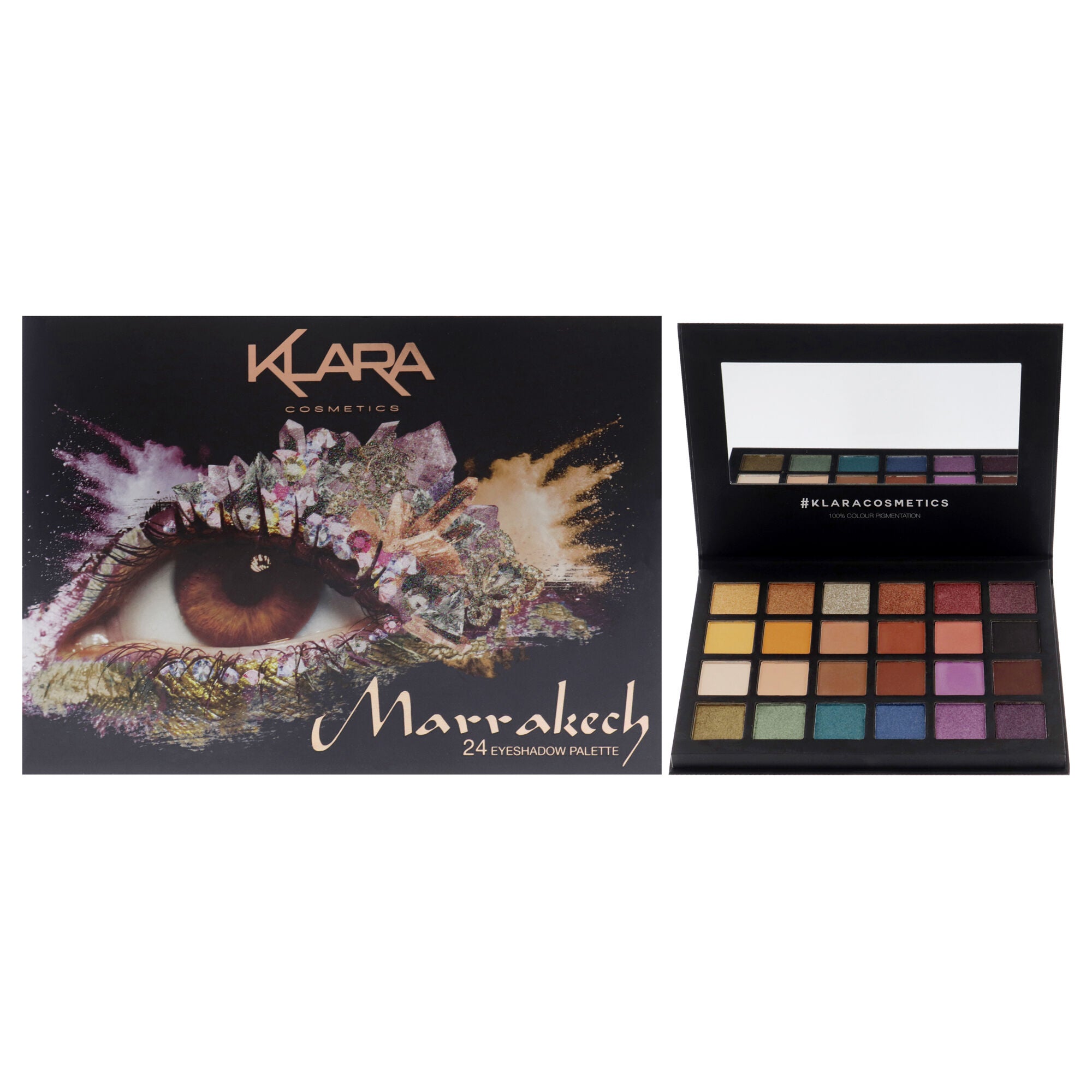 24 Eyeshadow Palette - Marrakech by Klara for Women - 1.68 oz Eye Shadow, See Description, hi-res image number 0