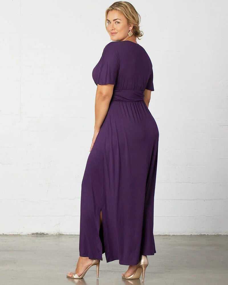 Vienna Maxi Dress, Plum Passion, alternate image number 1