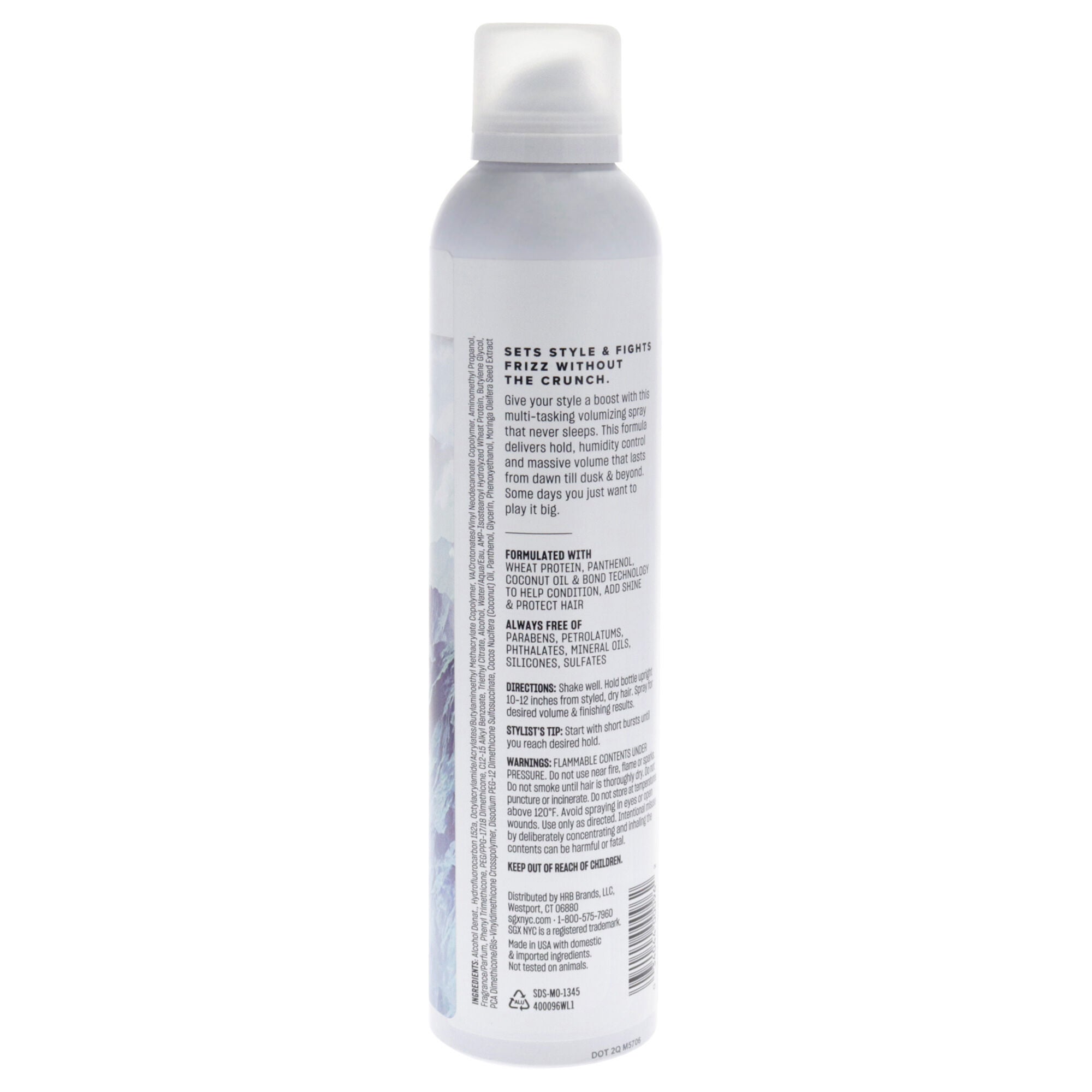 Play it Big Super Hold Big Volume Finishing Spray by SGX NYC for Women - 8.5 oz Hair Spray, See Description, alternate image number 1