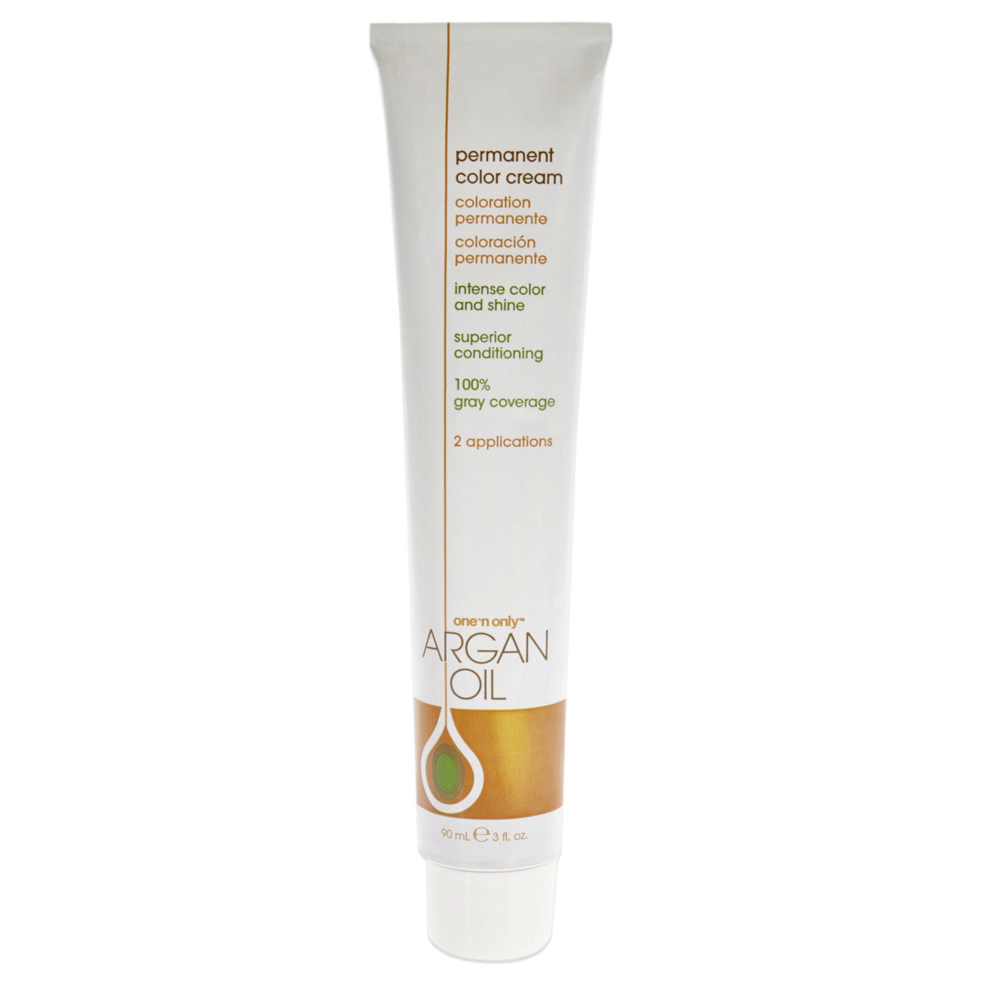 Argan Oil Permanent Color Cream - 4N Medium Natural Brown by One n Only for Unisex - 3 oz Hair Color, , alternate image number 5