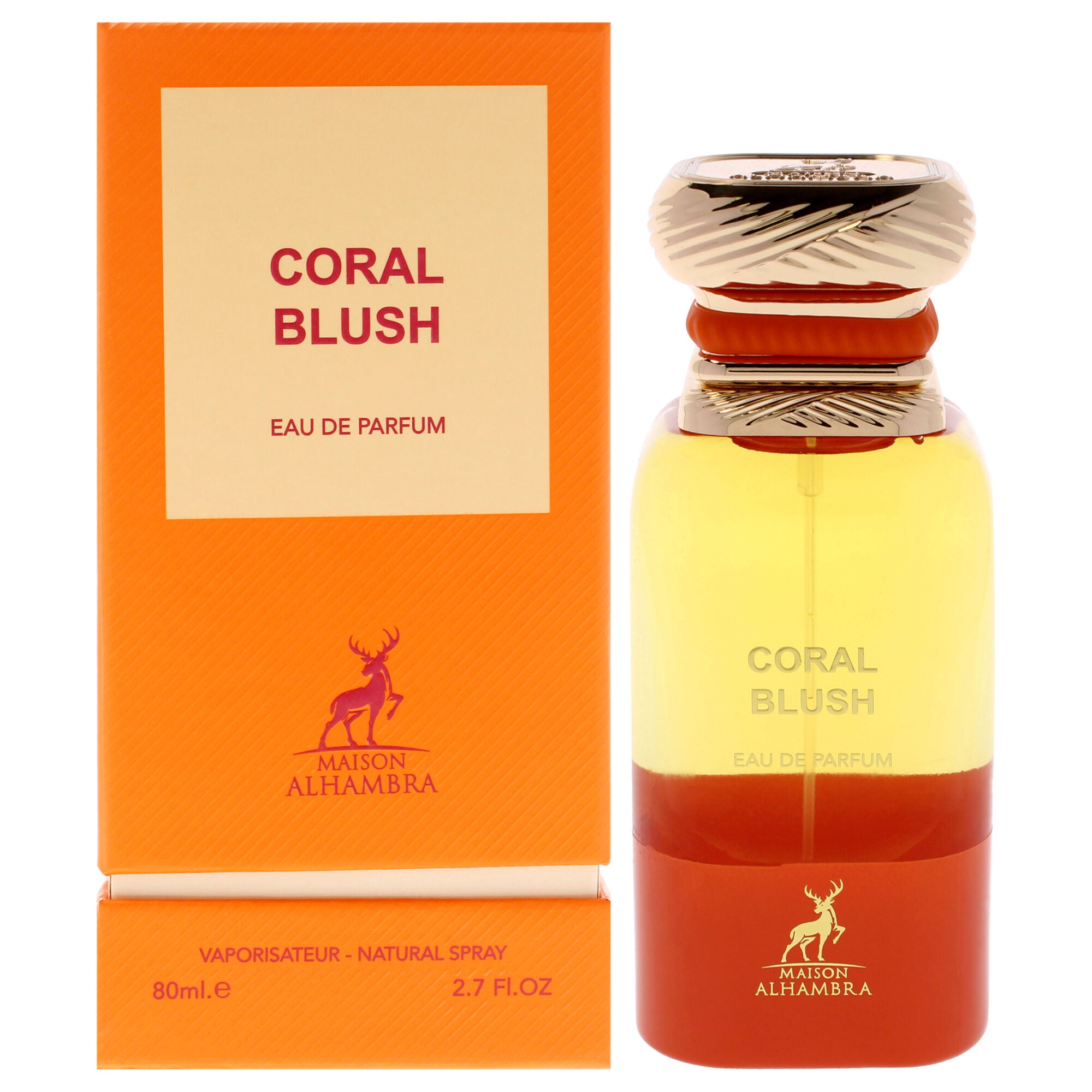 Coral Blush by Maison Alhambra for Women - 2.7 oz EDP Spray, Clear, hi-res image number 0