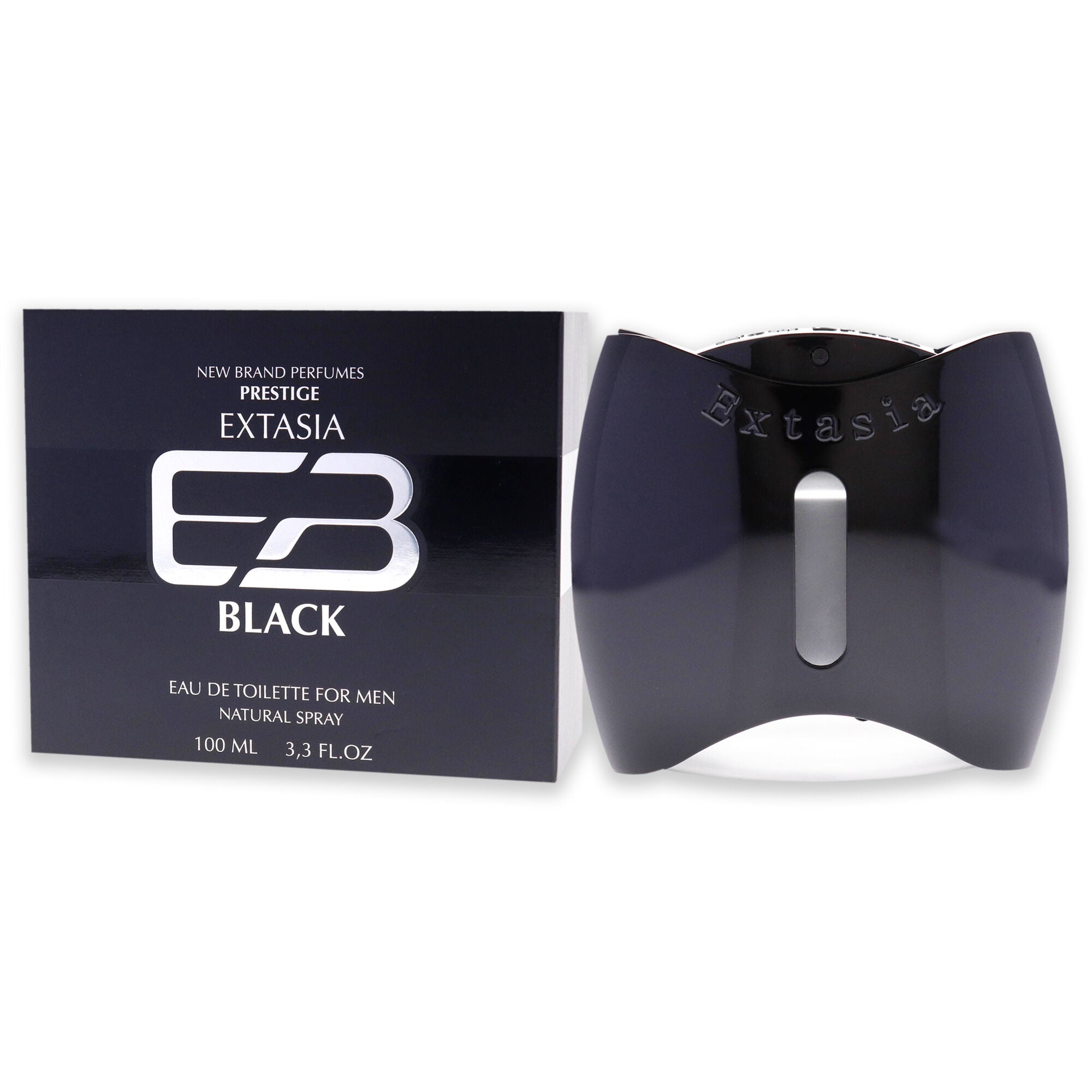 Extasia Black by New Brand for Men - 3.4 oz EDT Spray, See Description, alternate image number 3