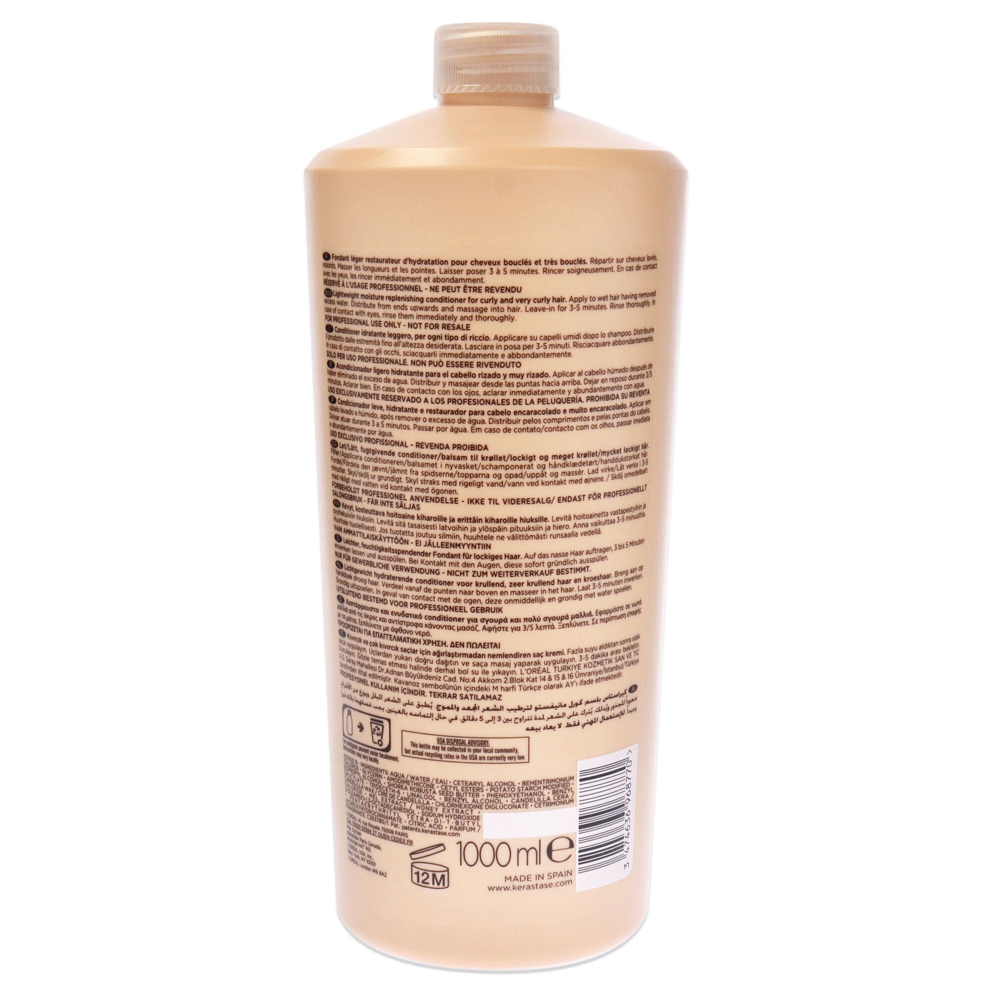 Curl Manifesto Lightweight Conditioner by Kerastase for Unisex - 34 oz Conditioner, See Description, alternate image number 2