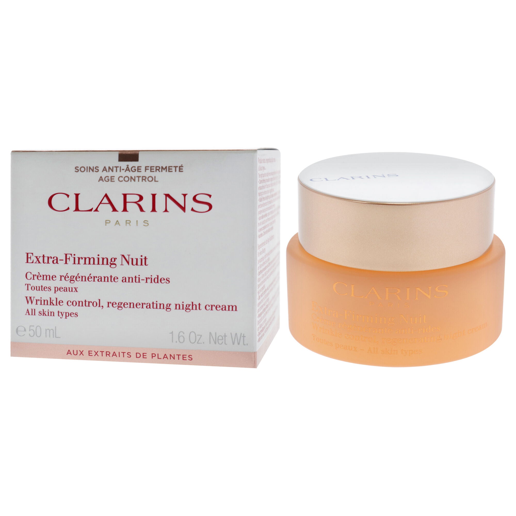 Extra Firming Night Cream - all Skin Types by Clarins for Unisex - 1.7 oz Cream, See Description, alternate image number 3