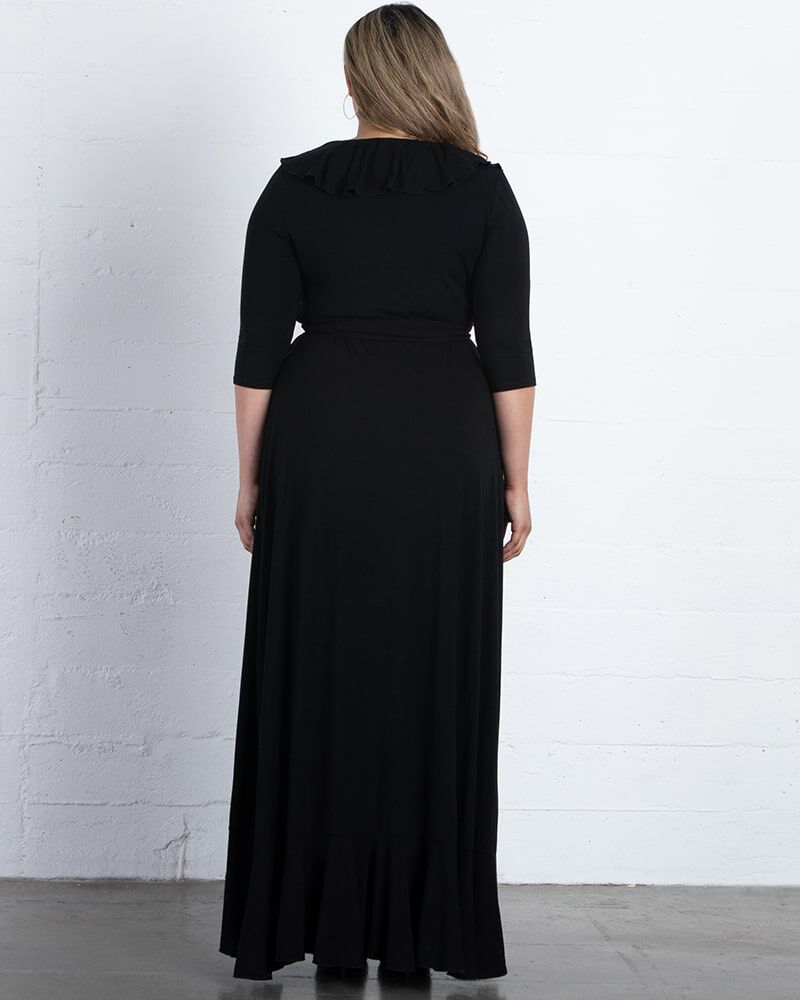 Maritime Maxi Dress, Black Noir, alternate image number 1