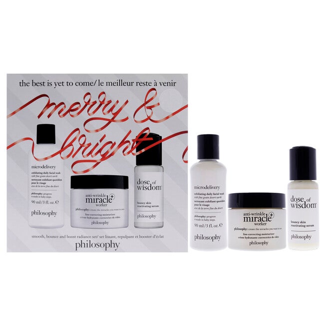 The Best Is Yet To Come Holiday Set by Philosophy for Unisex - 3 Pc Gift Set, NA, hi-res image number null