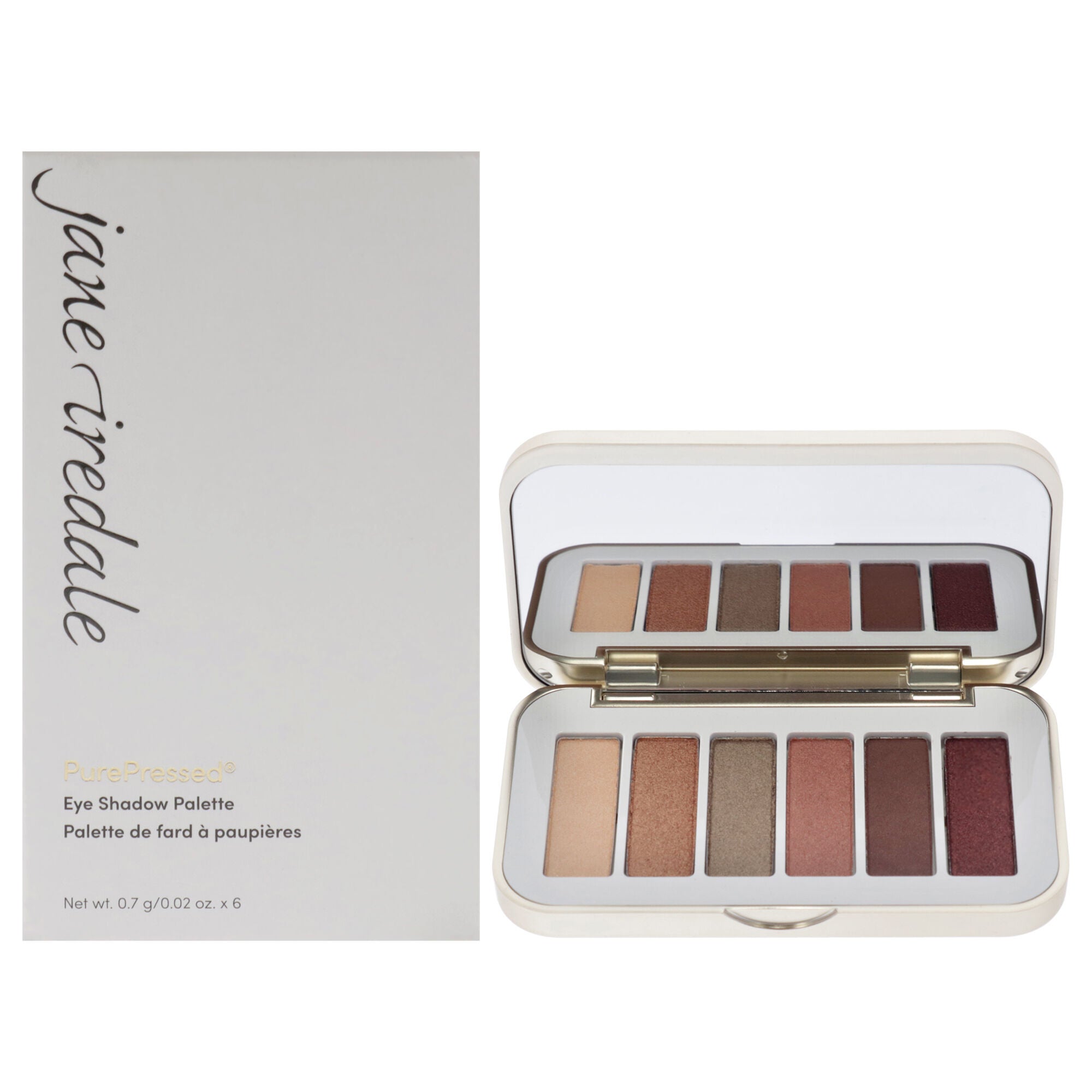 PurePressed Eye Shadow Palette - Naturally Glam by Jane Iredale for Women - 0.12 oz Eye Shadow, See Description, hi-res image number 0