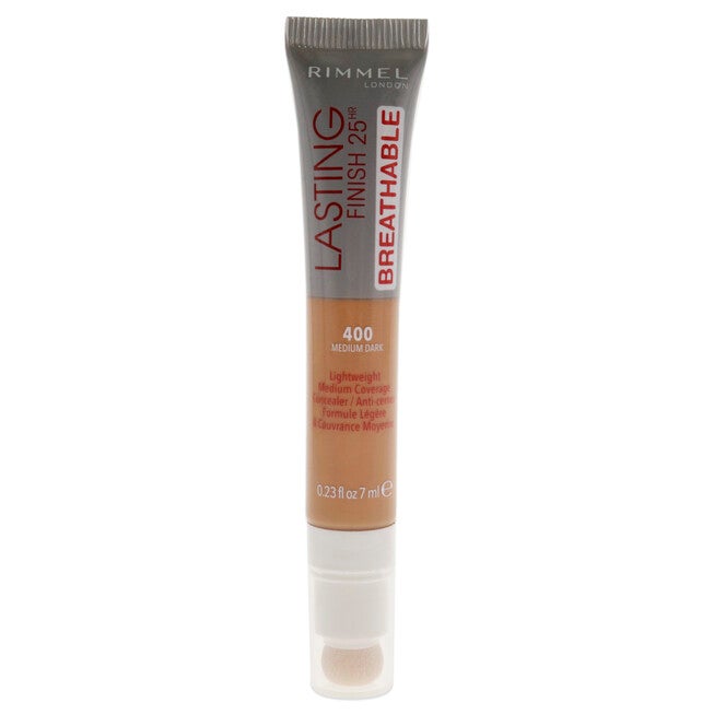 Lasting Finish 25Hr Breathable Concealer - 400 Medium Dark by Rimmel London for Women - 0.23 oz Concealer, NA, hi-res image number null