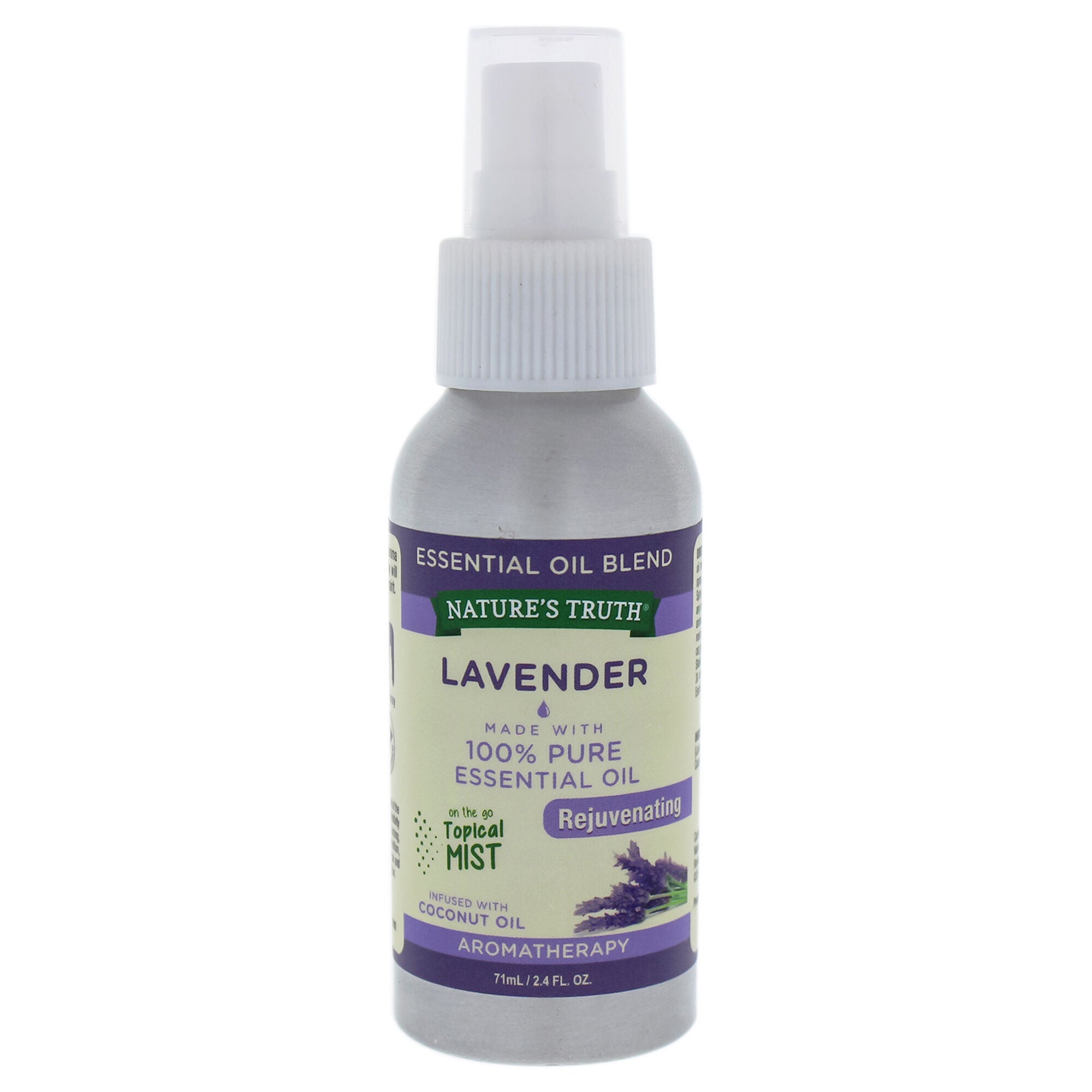 Rejuvenating Essential Oil Mist - Lavender by Natures Truth for Unisex - 2.4 oz Spray, See Description, alternate image number 2