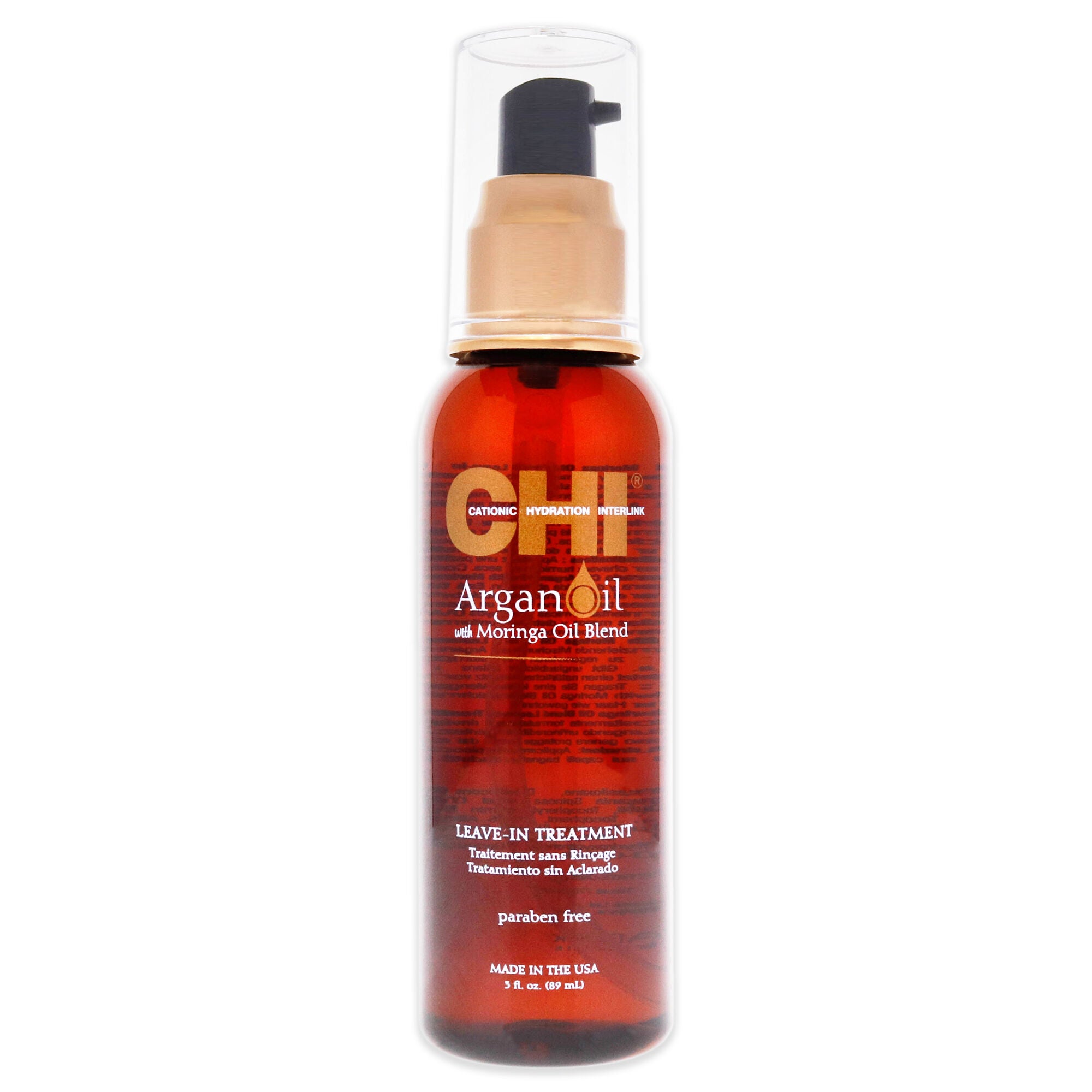 Argan Oil Plus Moringa Oil by CHI for Unisex - 3 oz Treatment, NA, hi-res image number 0