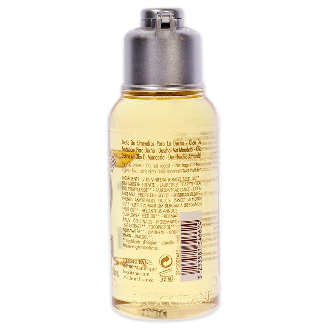 Almond Shower Oil by LOccitane for Unisex - 2.5 oz Shower Oil, See Description, alternate image number 2