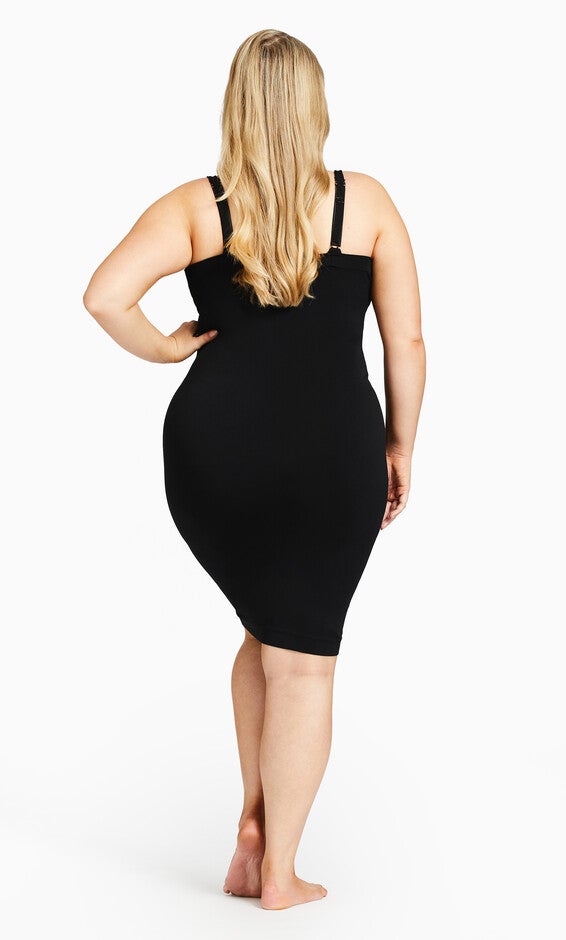 Seamless Shaper Slip - black, , alternate image number null