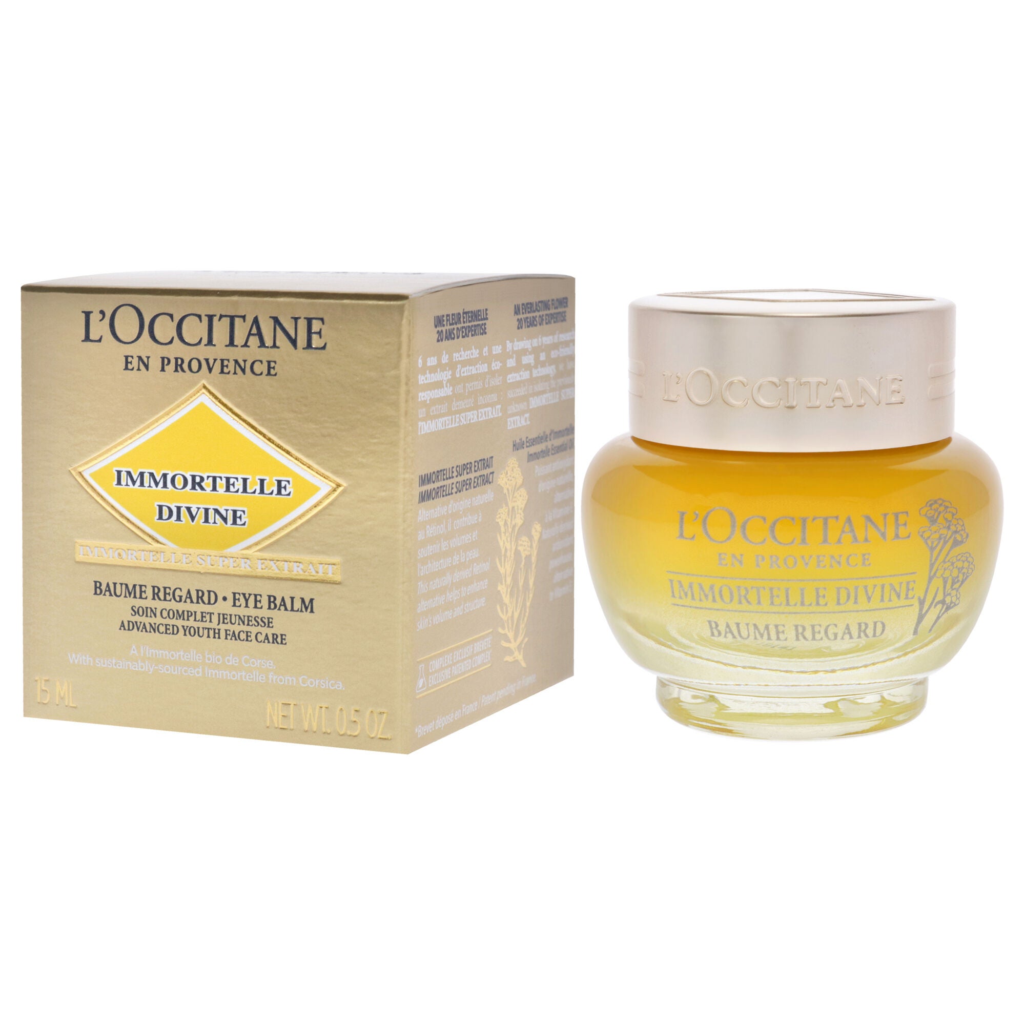 Immortelle Divine Eye Balm by LOccitane for Unisex - 0.5 oz Balm, , alternate image number 7
