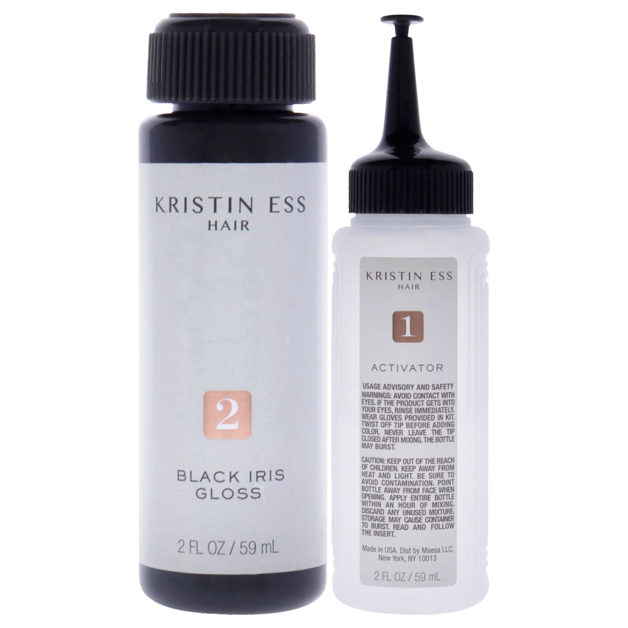 Signature Hair Gloss - Black Iris by Kristin Ess for Unisex - 1 Application Hair Color, See Description, alternate image number 4