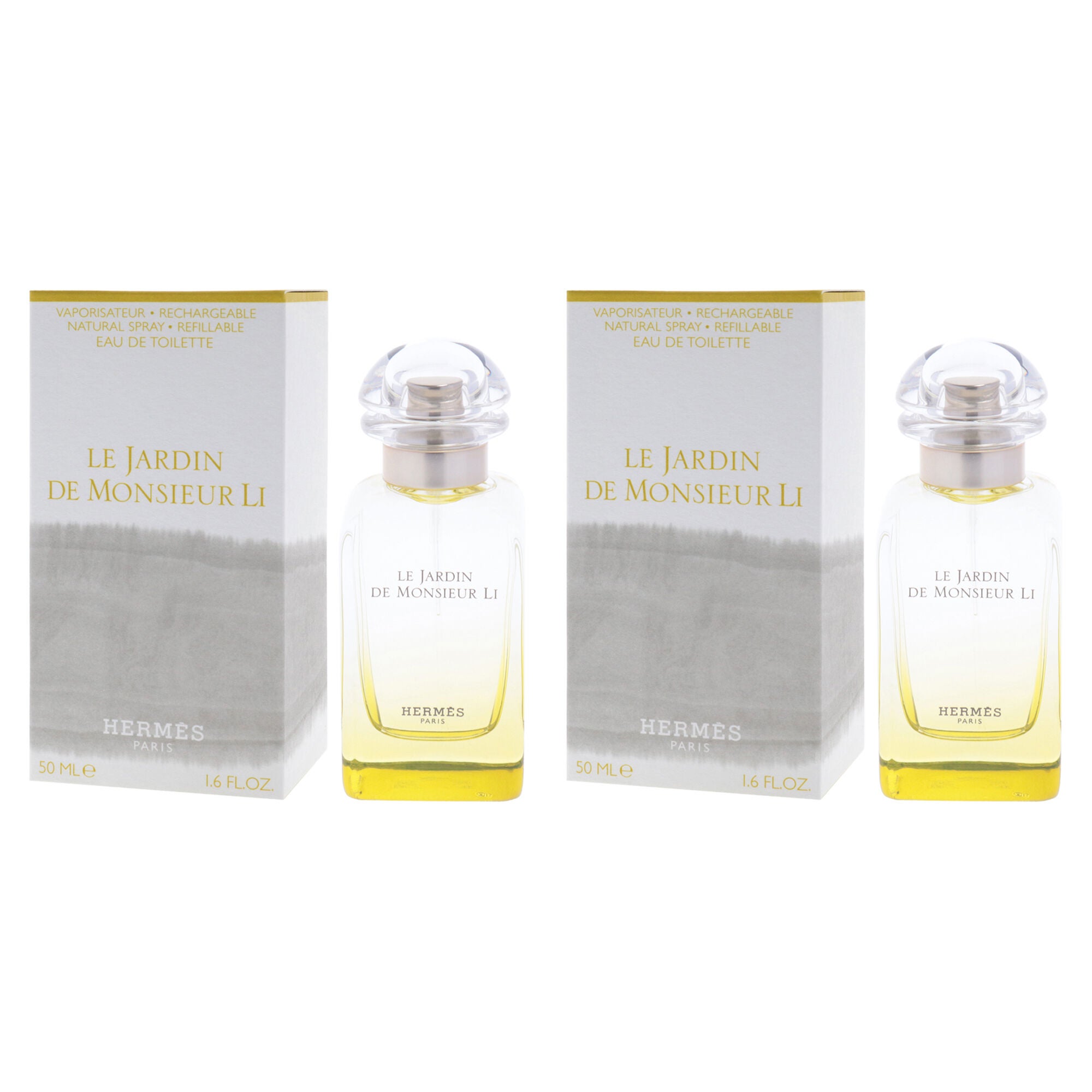 Le Jardin de Monsieur Li by Hermes for Women - 1.6 oz EDT Spray - Pack of 2, Clear, alternate image number 3