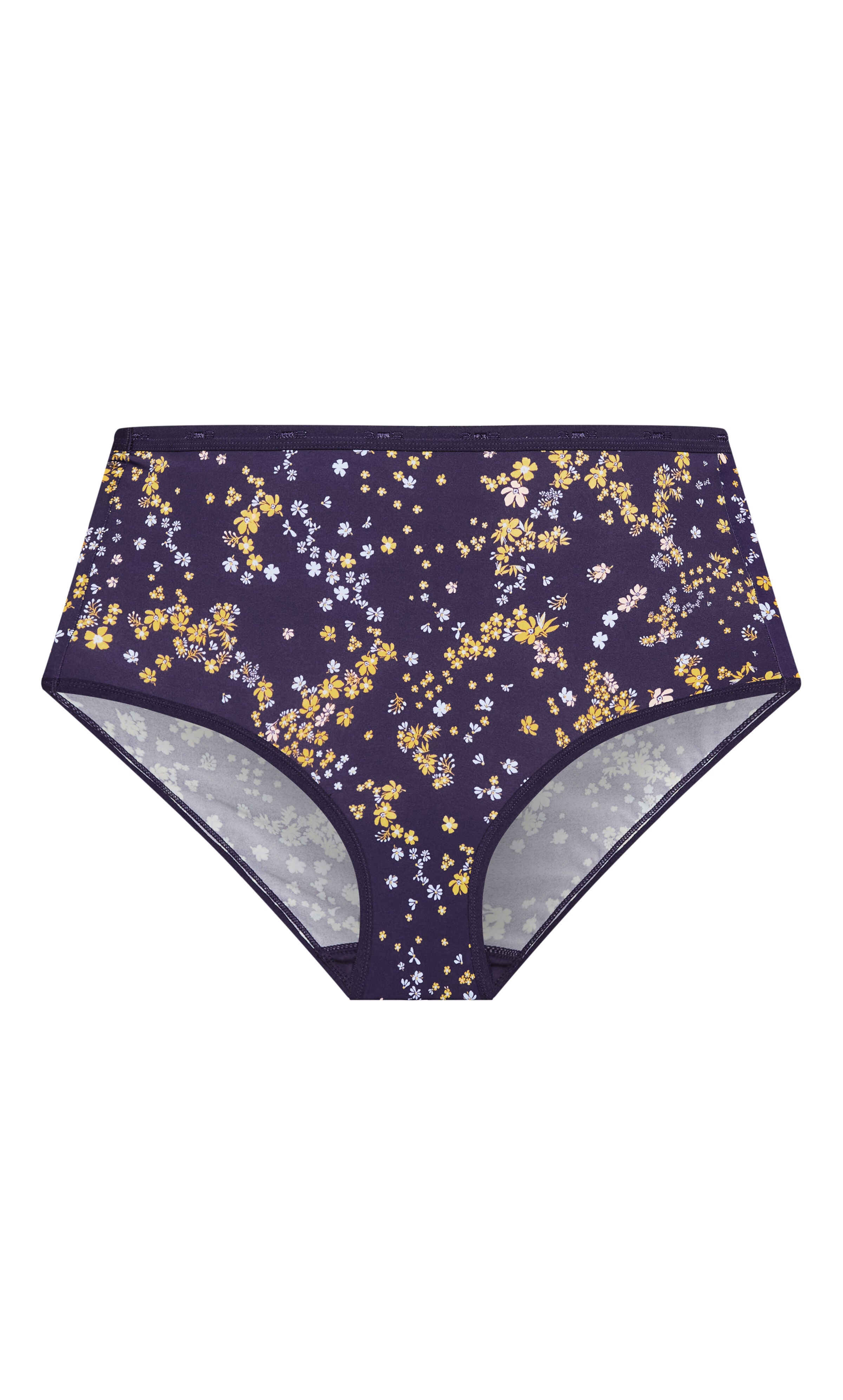 Microfiber Print Full Brief - navy ditsy, , alternate image number 2