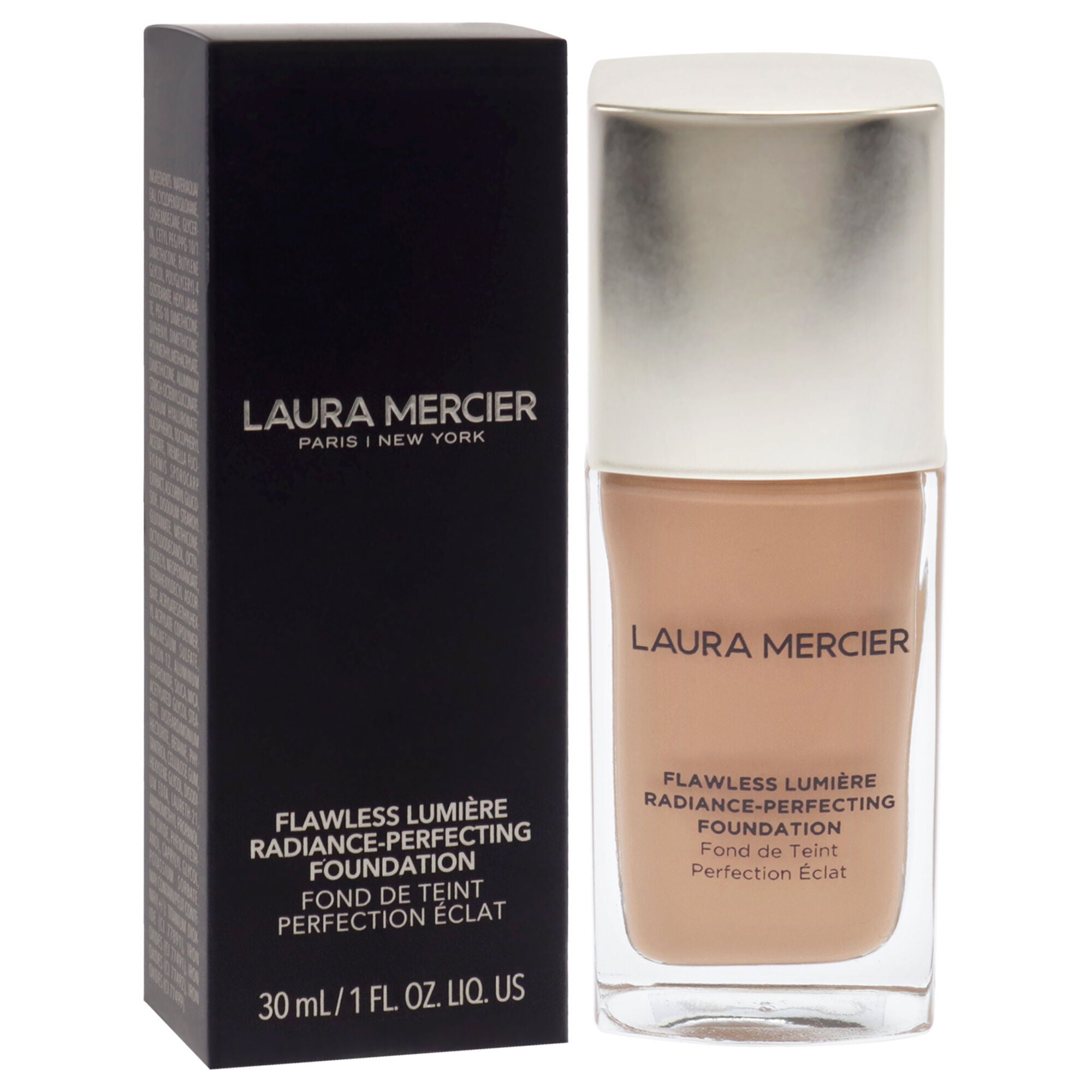 Flawless Lumiere Radiance-Perfecting Foundation - 2C1 Ecru by Laura Mercier for Women - 1 oz Foundation, Brown, alternate image number 2