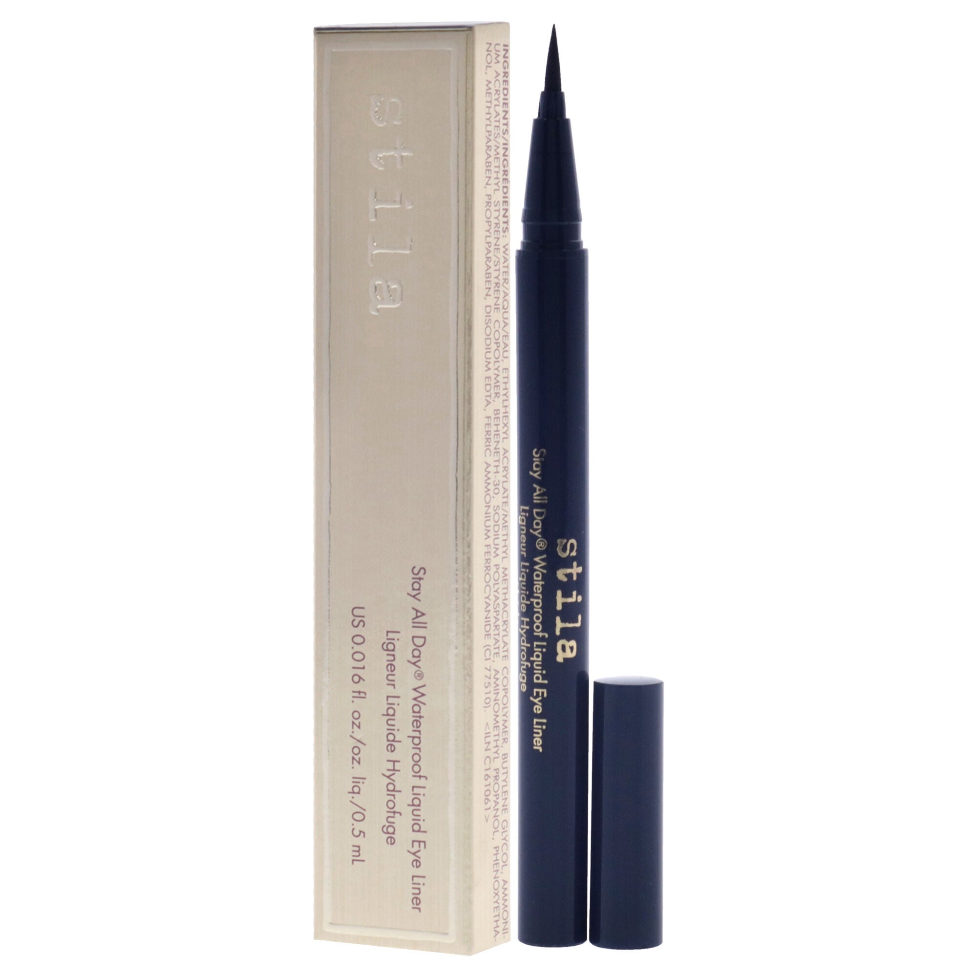 Stay All Day Waterproof Liquid Eye Liner - Midnight by Stila for Women - 0.016 oz Eyeliner, See Description, alternate image number 3
