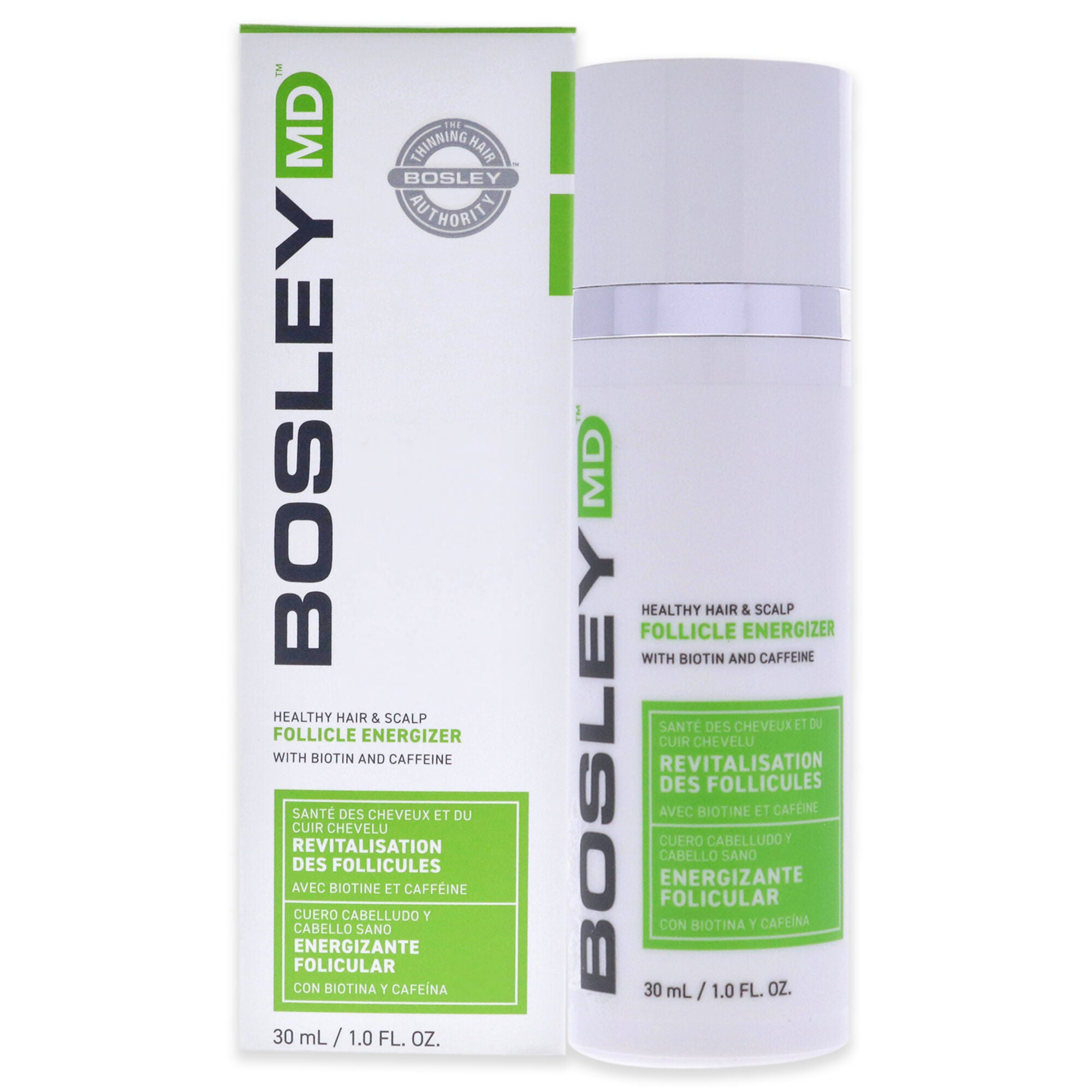Healthy Hair and Scalp Follicle Energizer by Bosley for Unisex - 1 oz Treatment, See Description, hi-res image number 0