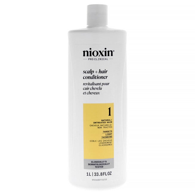 System 1 Scalp Therapy Conditioner by Nioxin for Unisex - 33.8 oz Conditioner, See Description, hi-res image number 0
