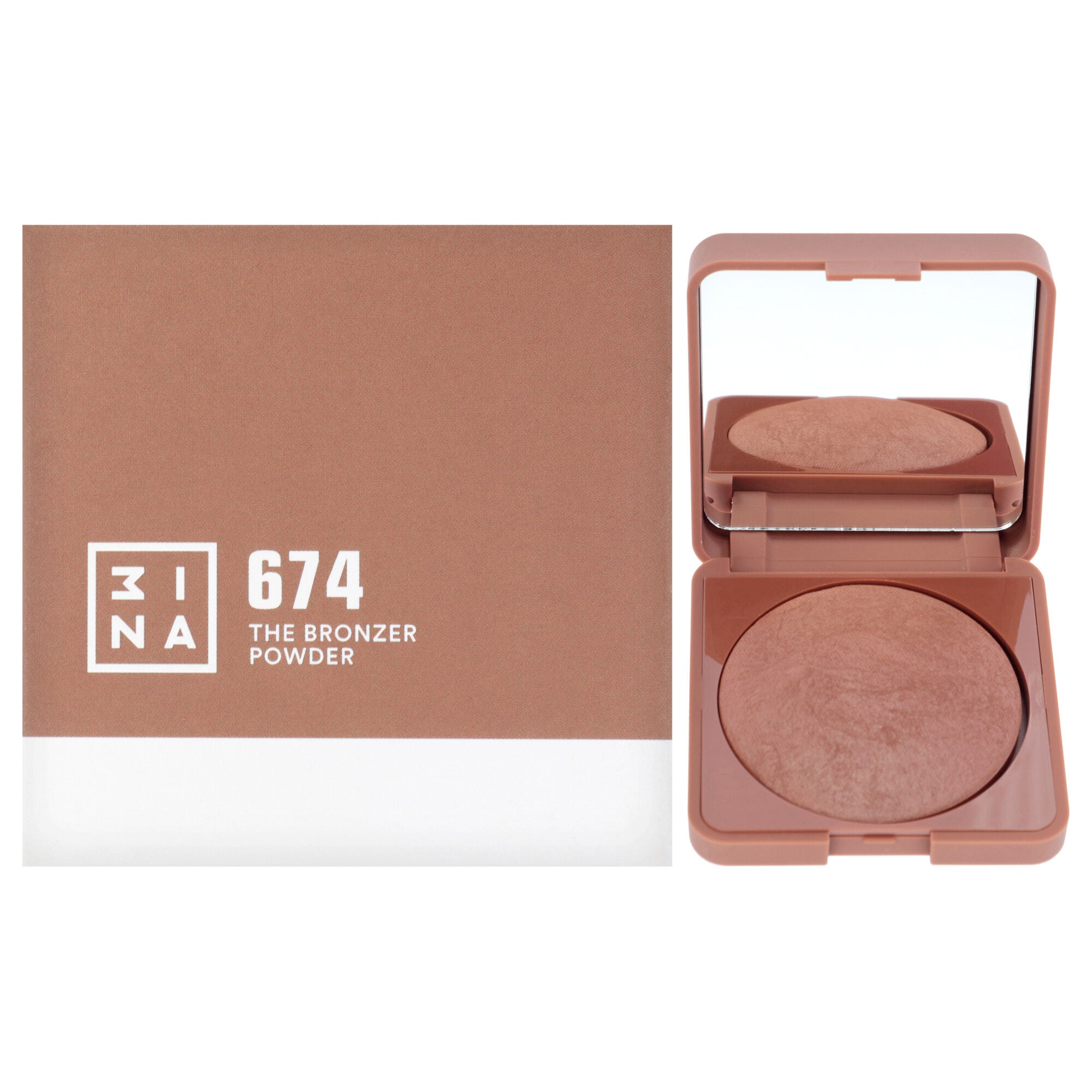 The Bronzer Powder - 674 by 3INA for Women - 0.25 oz Bronzer, See Description, hi-res image number 0