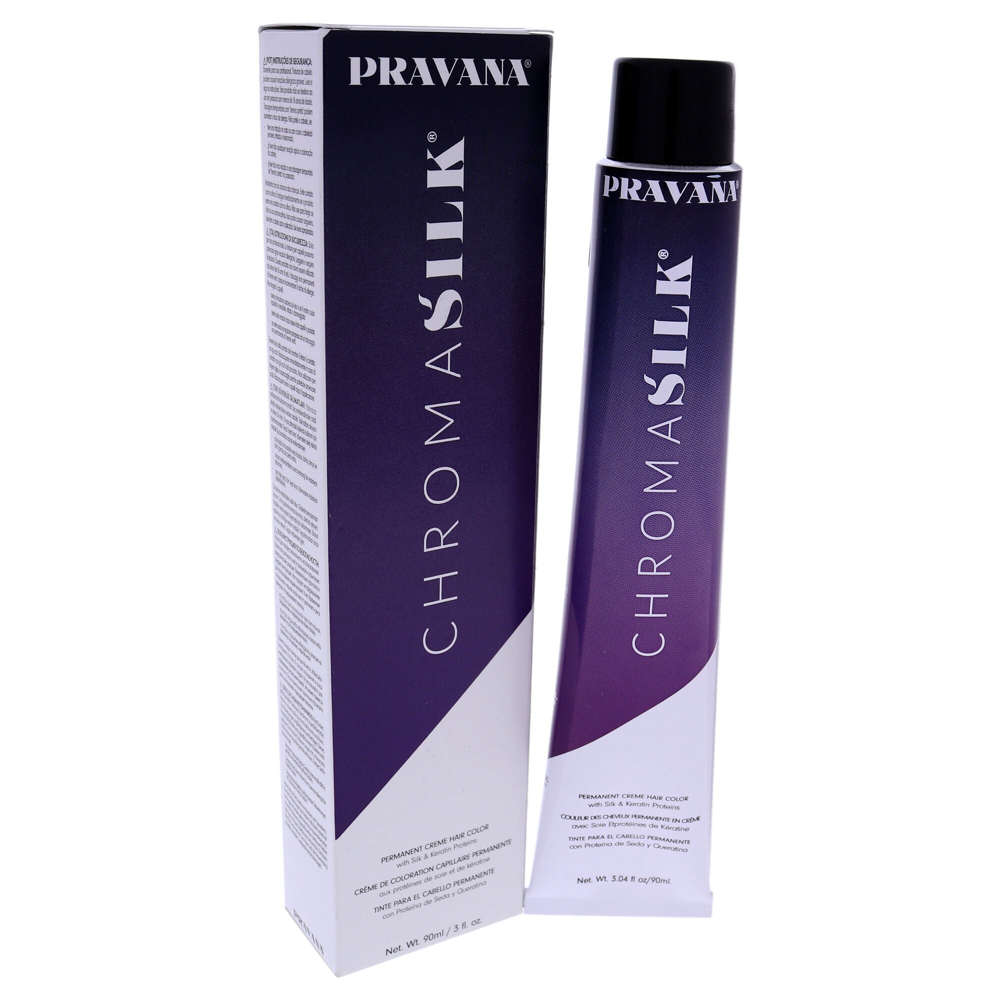 ChromaSilk Creme Hair Color - 5N Light Brown by Pravana for Unisex - 3 oz Hair Color, , alternate image number 7