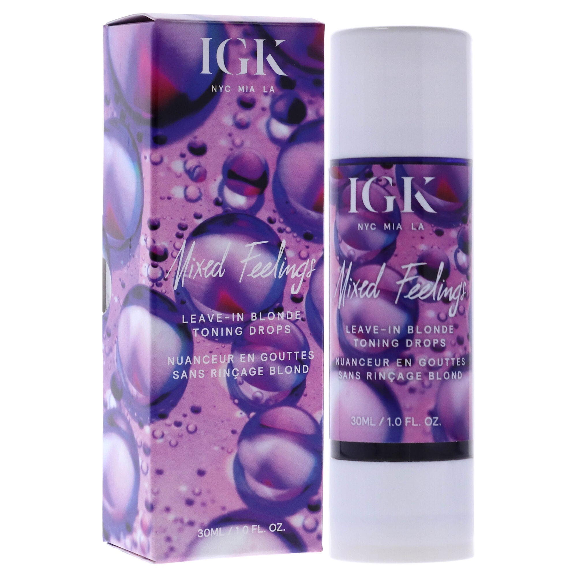 Mixed Feelings Leave-In Blonde Drops by IGK for Unisex - 1 oz Treatment, See Description, alternate image number 2