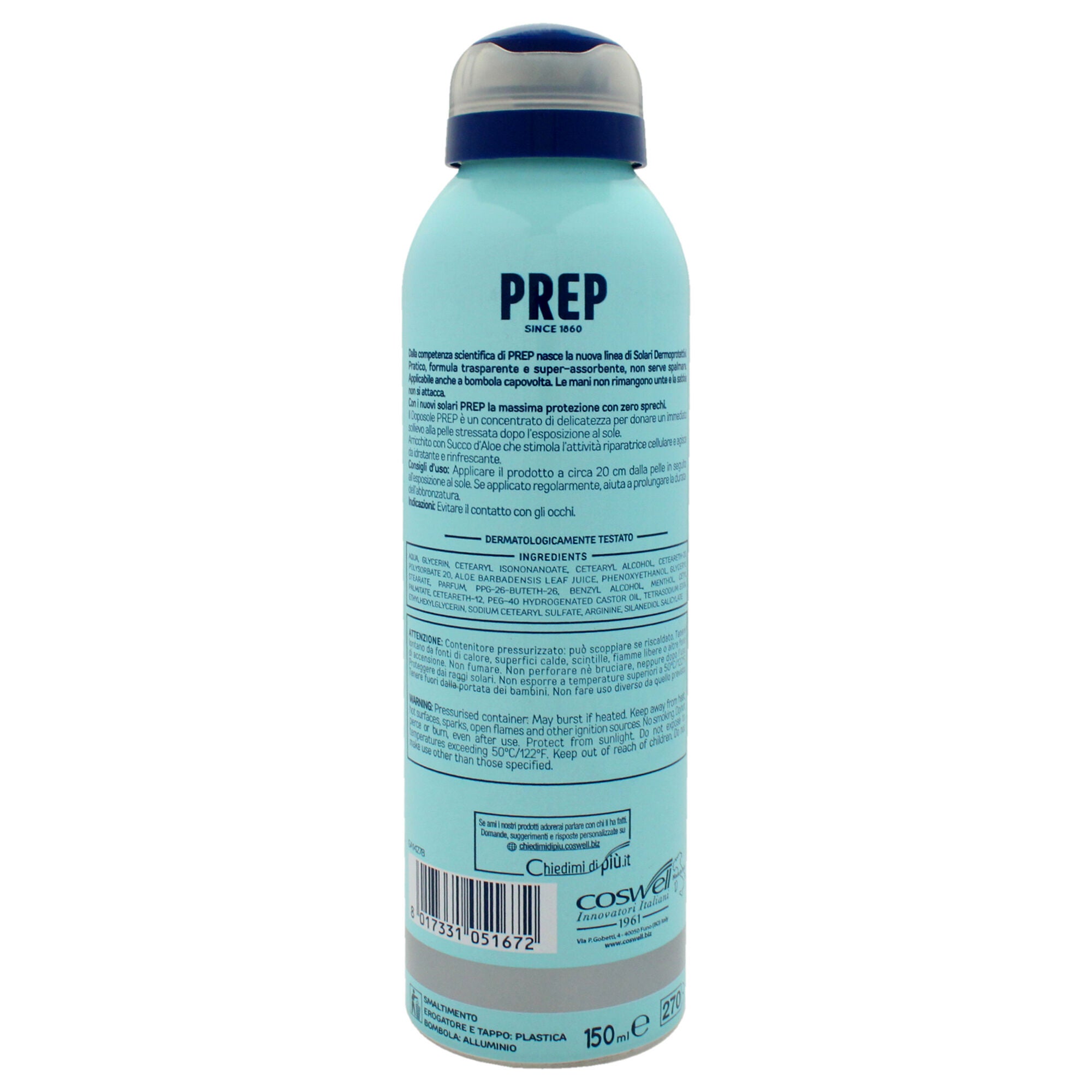 Soothing Moisturizer After Sun Spray by Prep for Unisex - 5 oz Spray, See Description, alternate image number 2