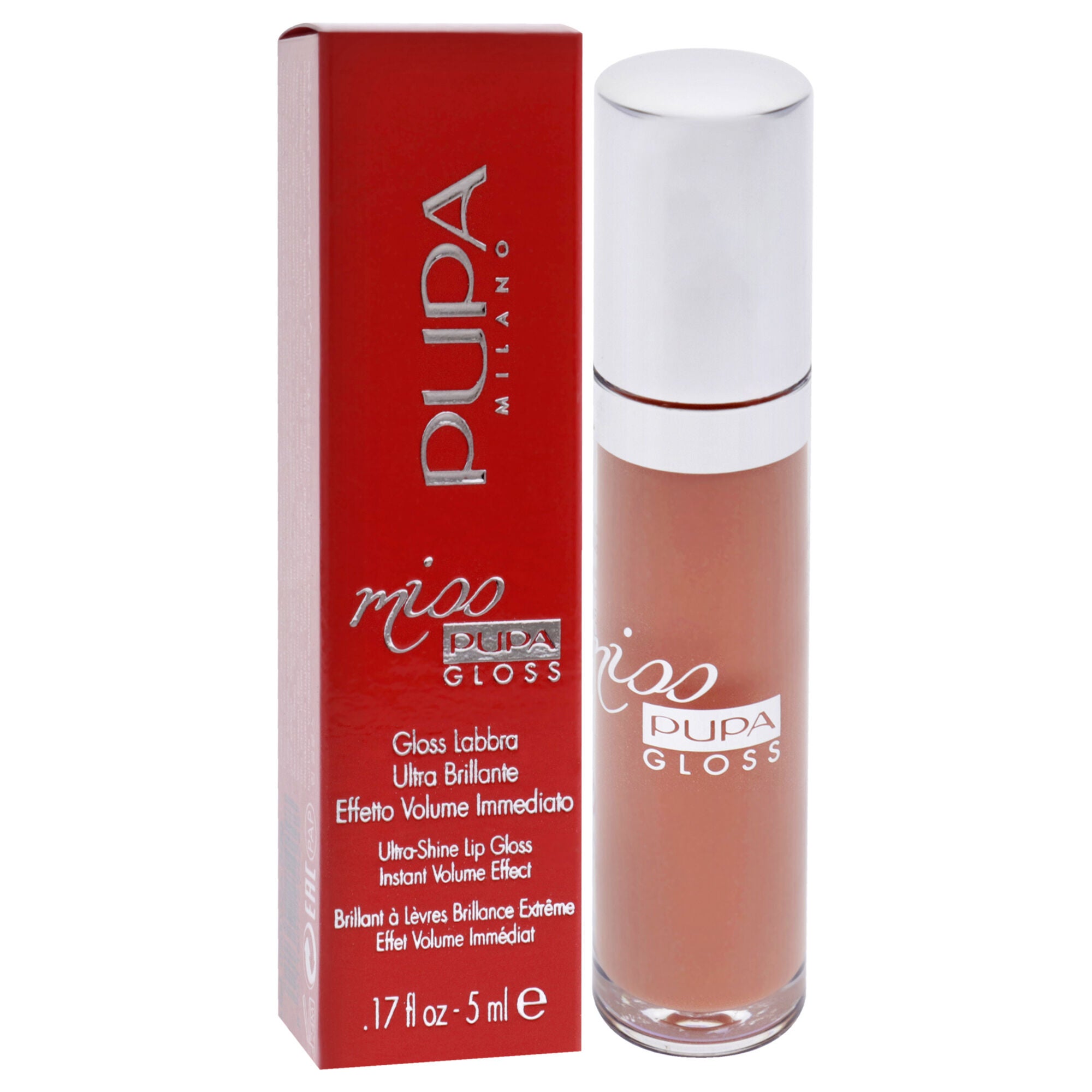 Miss Pupa Gloss Ultra-Shine Lip Gloss - 300 Soft Kiss by Pupa Milano for Women - 0.17 oz Lip Gloss, See Description, alternate image number 1