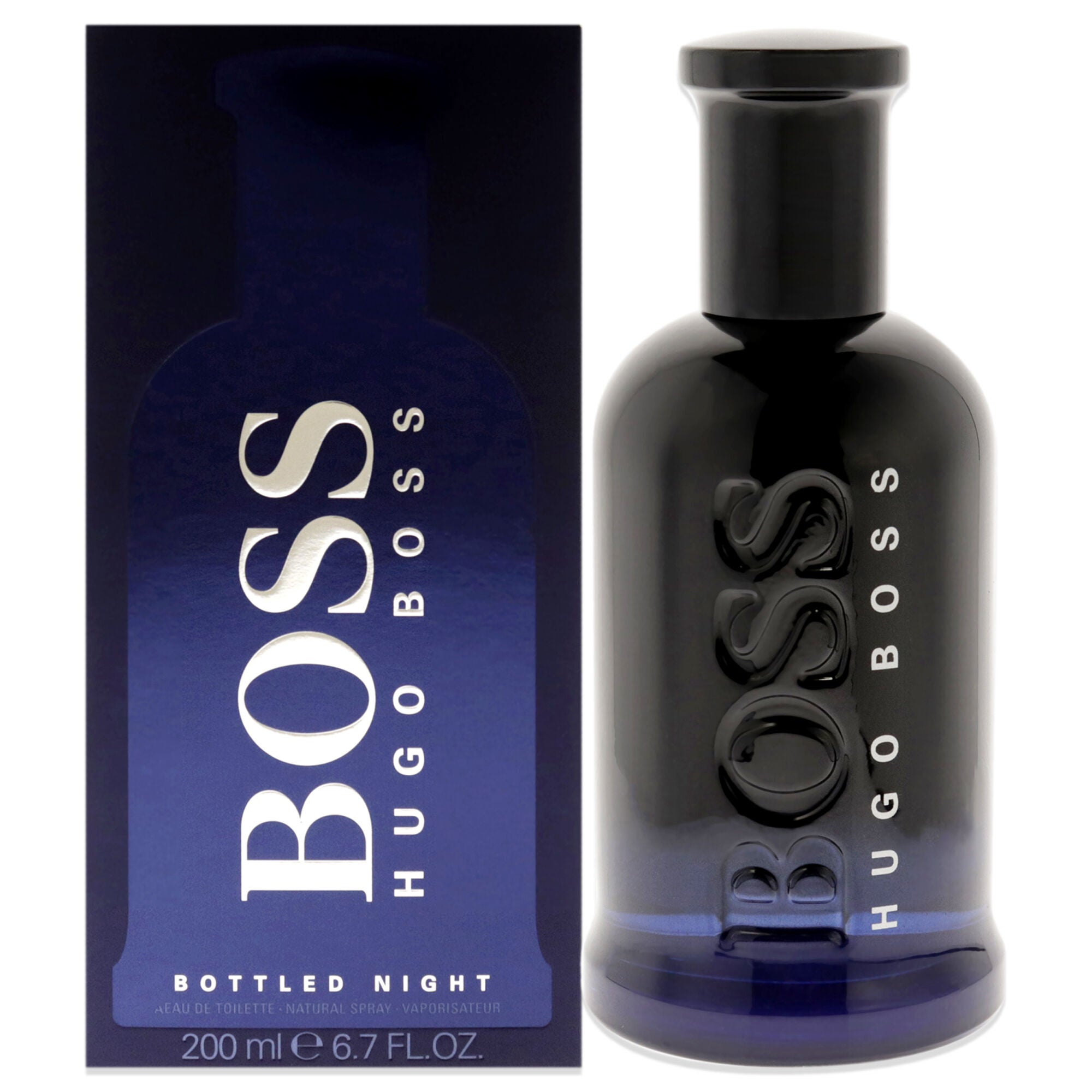 Boss Bottled Night by Hugo Boss for Men - 6.7 oz EDT Spray, Clear, hi-res image number 0