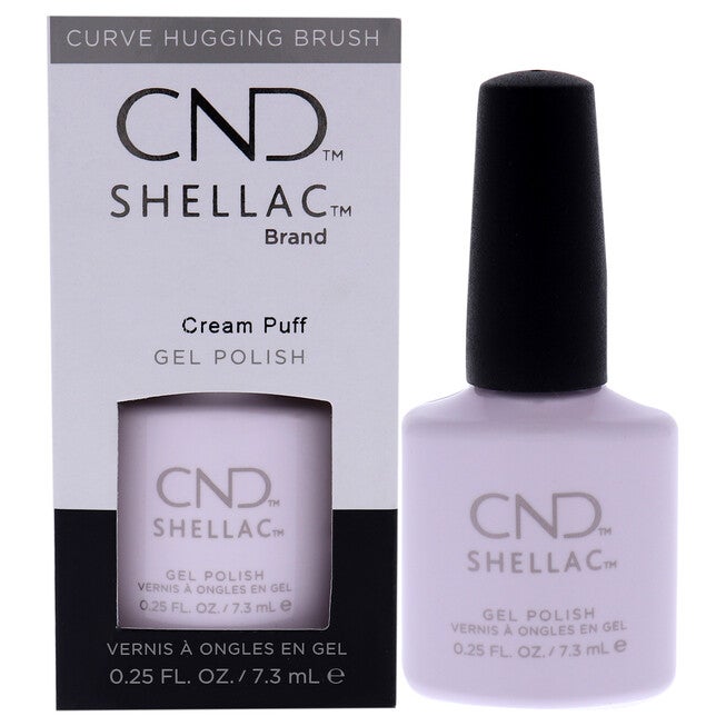 Shellac Nail Color - Cream Puff by CND for Women - 0.25 oz Nail Polish, NA, hi-res image number null